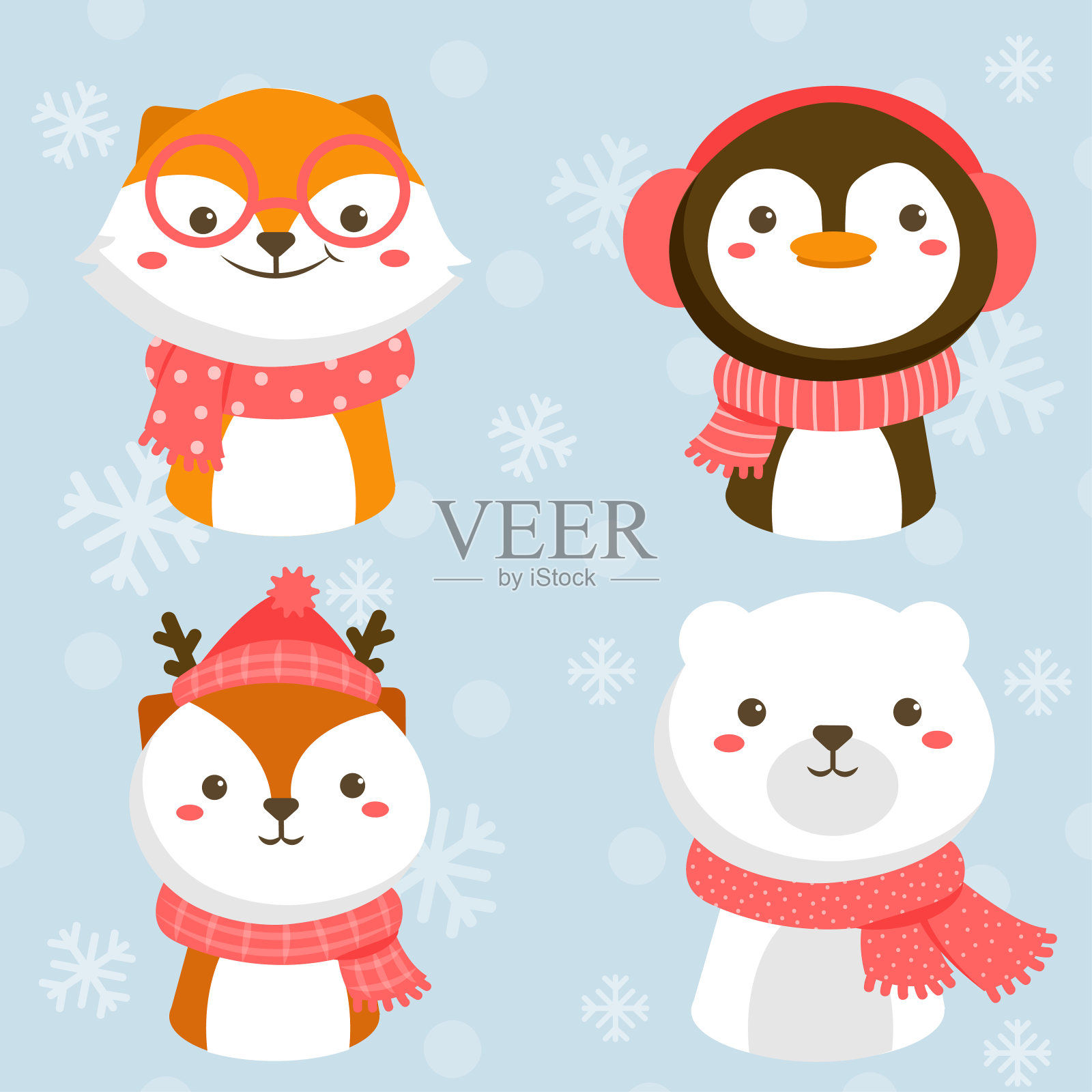 可爱的卡通插画图片素材