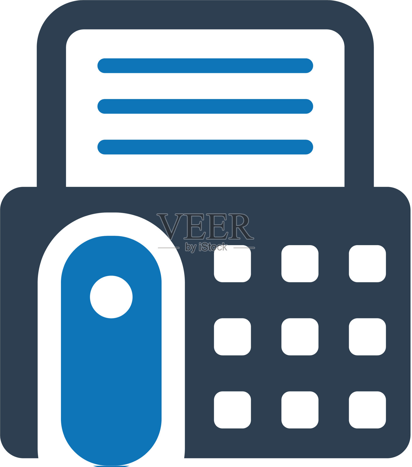 传真图标图标素材