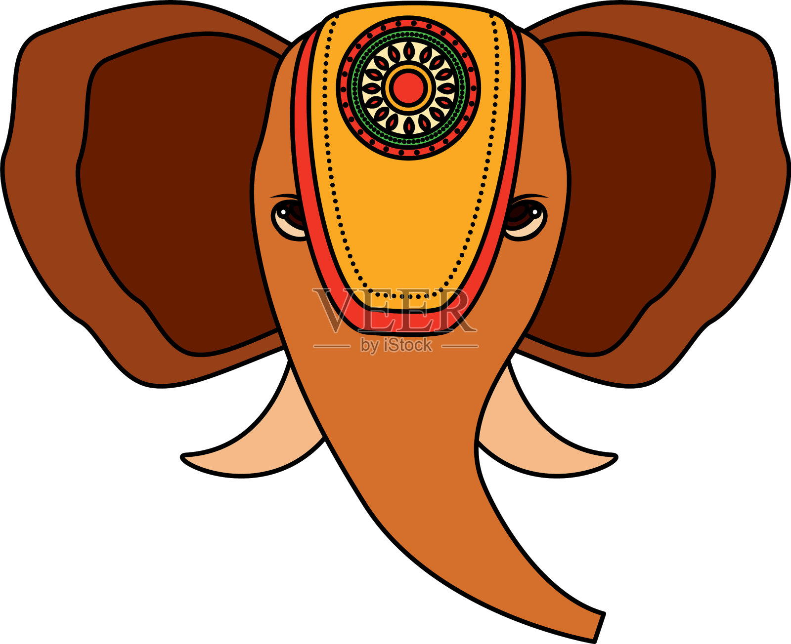 大象节庆典设计设计元素图片