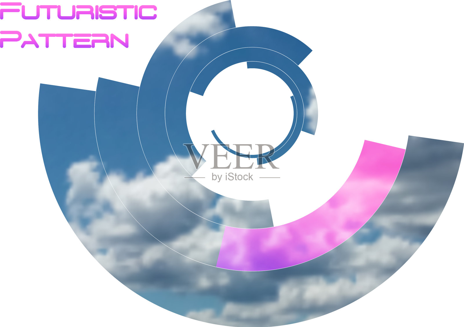 圆形图案形成圆形元素设计元素图片