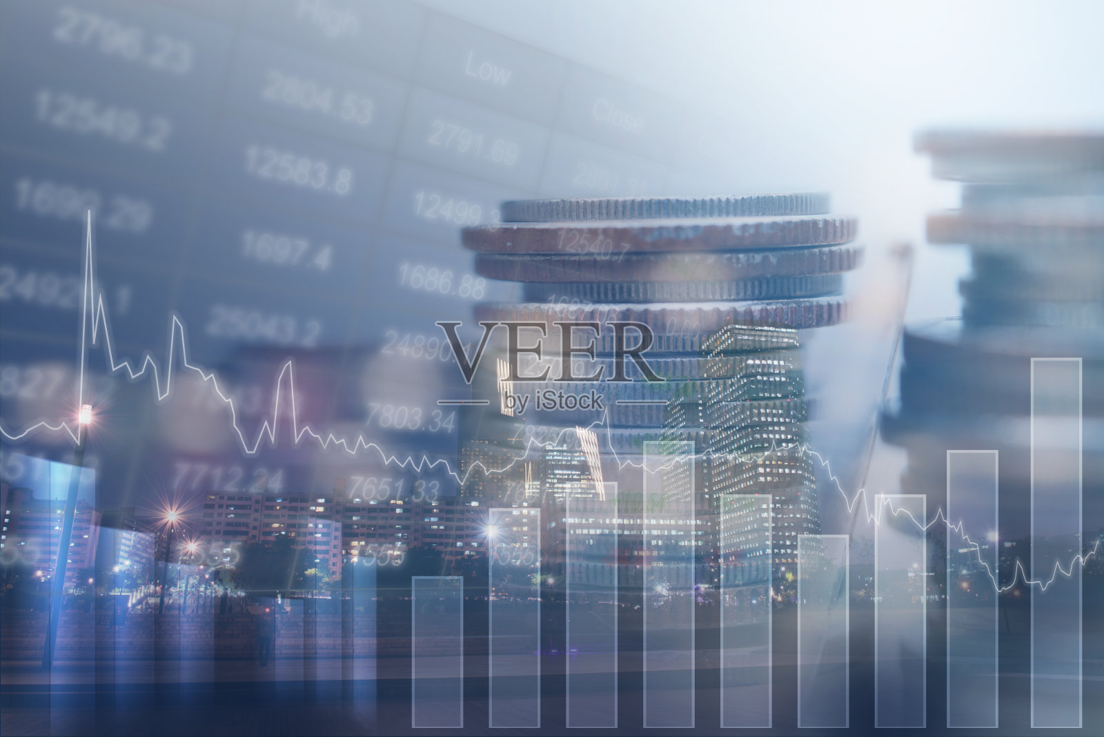 金融投资的概念照片摄影图片