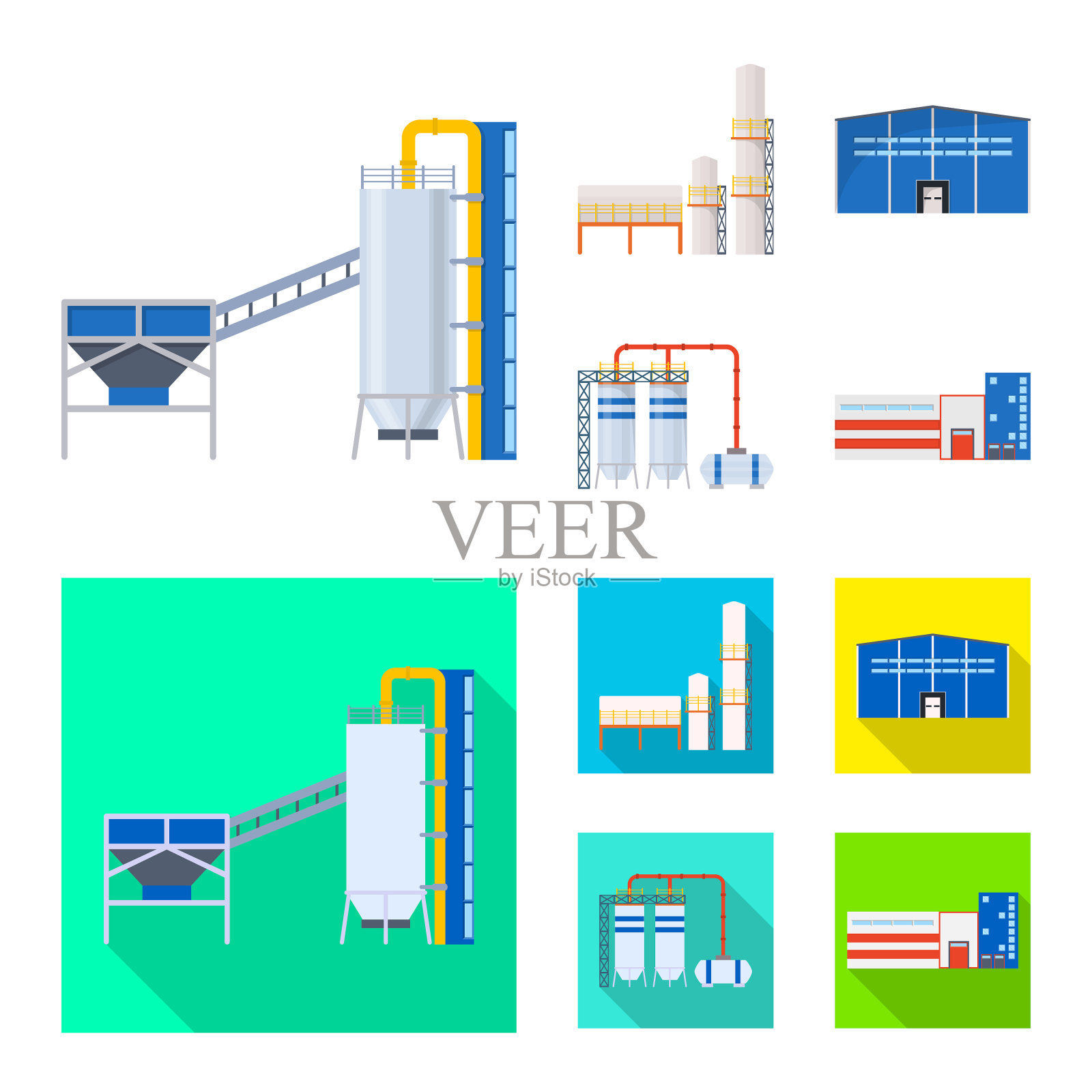 设计制作和结构图标插画图片素材