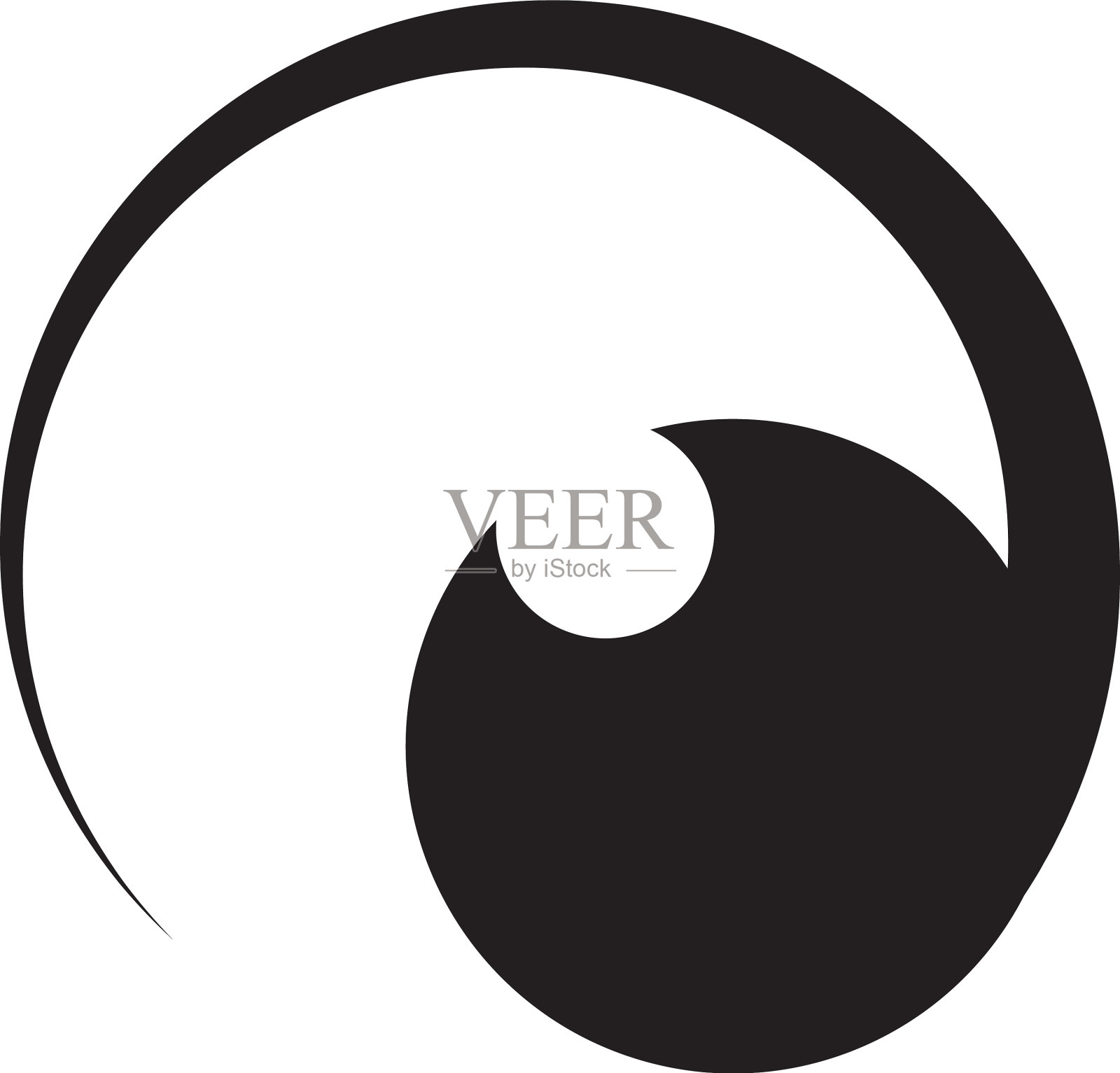 抽象眼图形设计模板分离设计元素图片