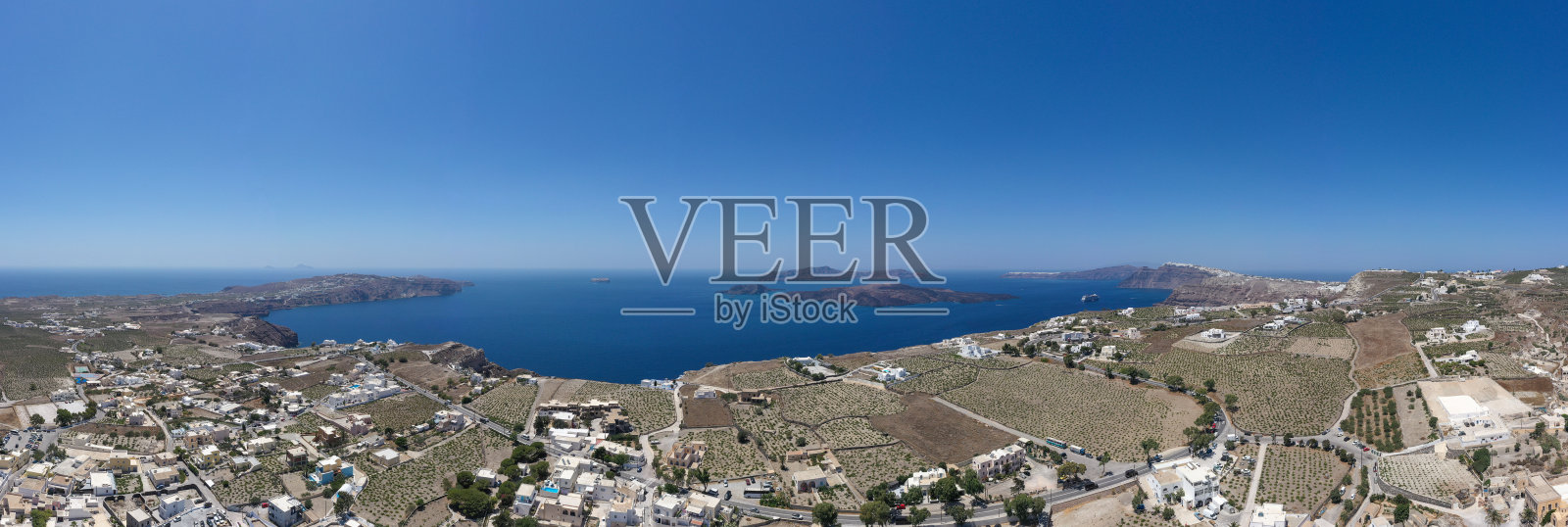 Megalochori -希腊的圣托里尼照片摄影图片