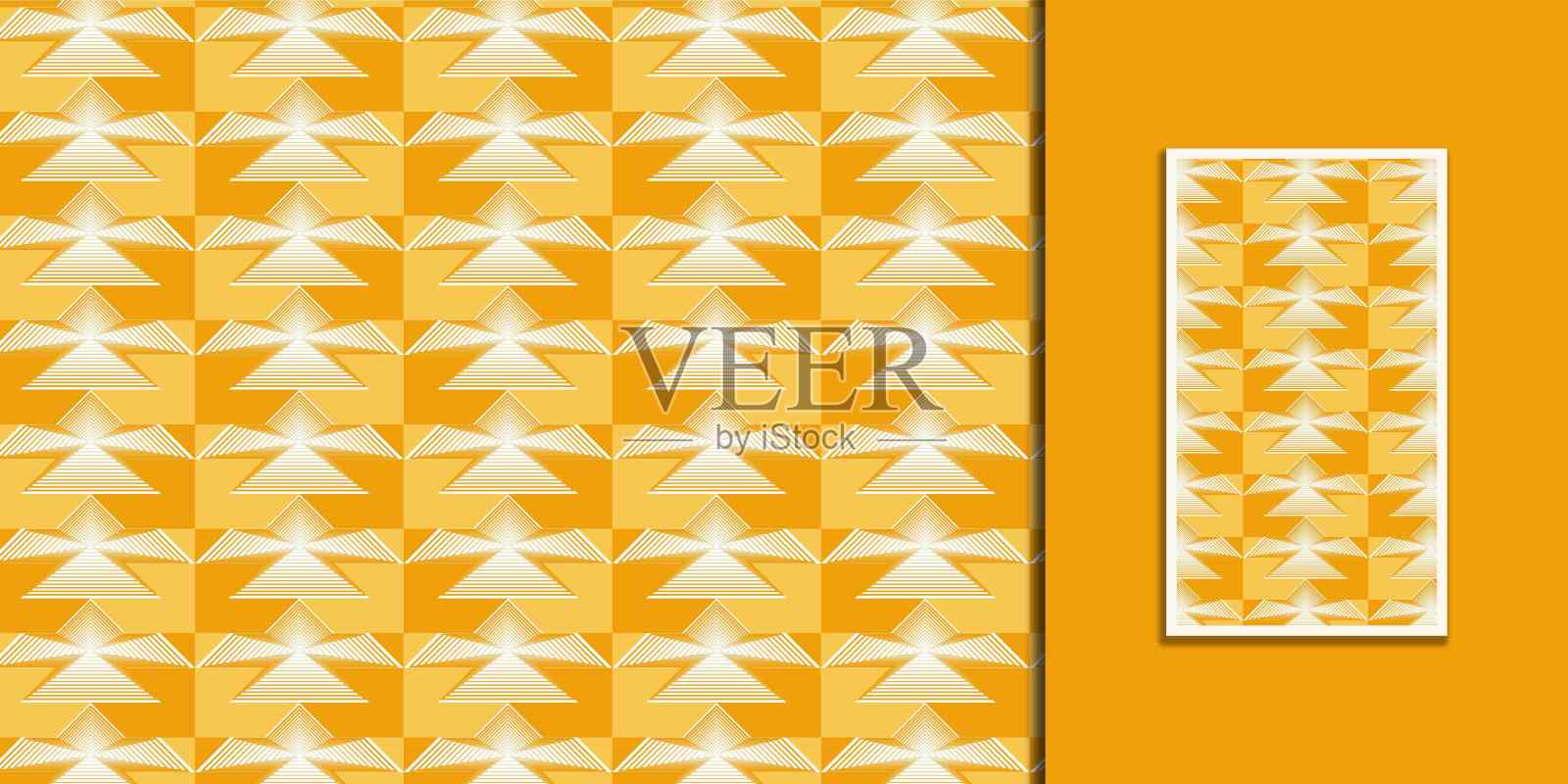 当代风格无缝图案插画图片素材