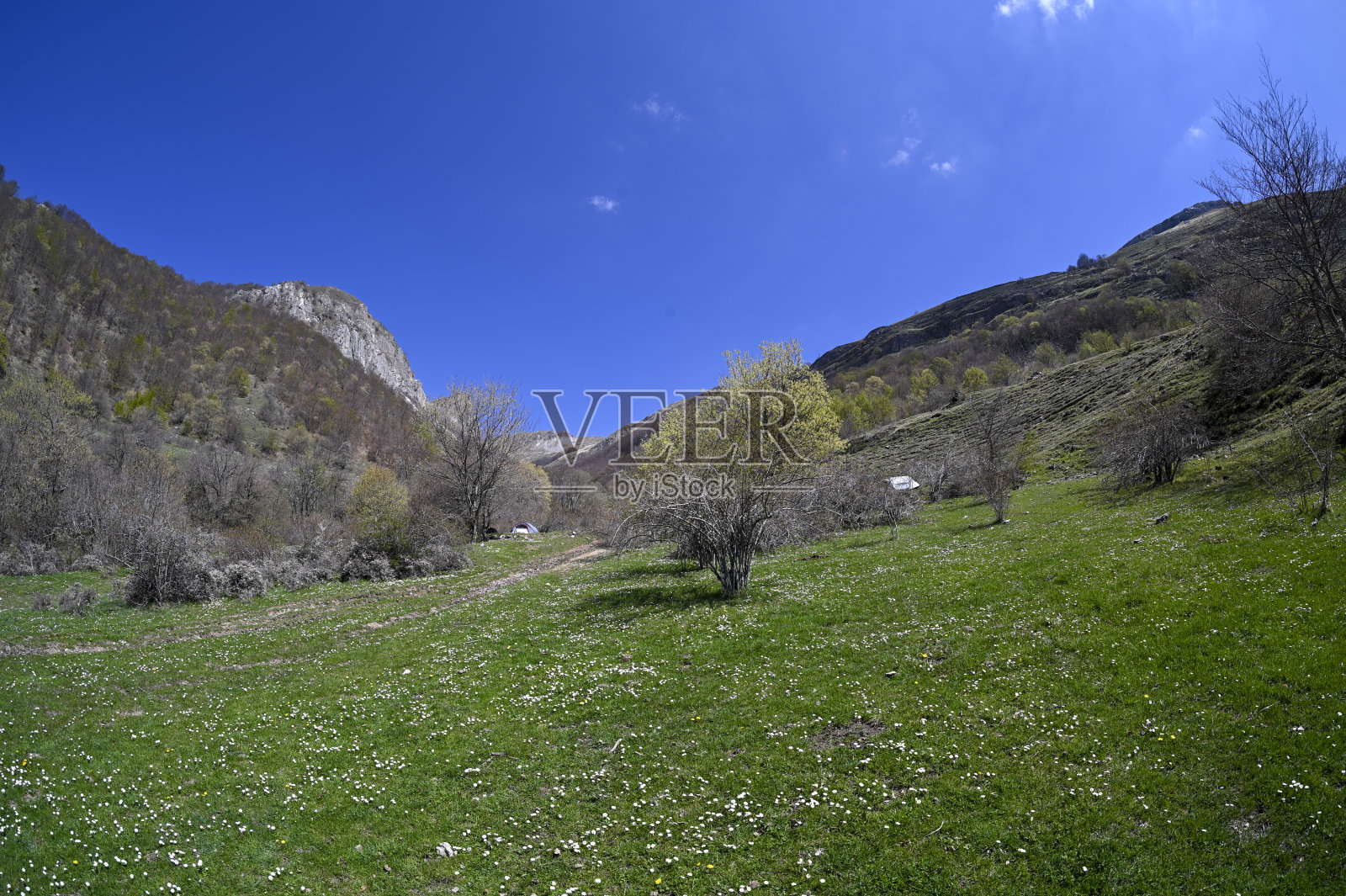 来自圣鲁福山谷的波佐尼山照片摄影图片