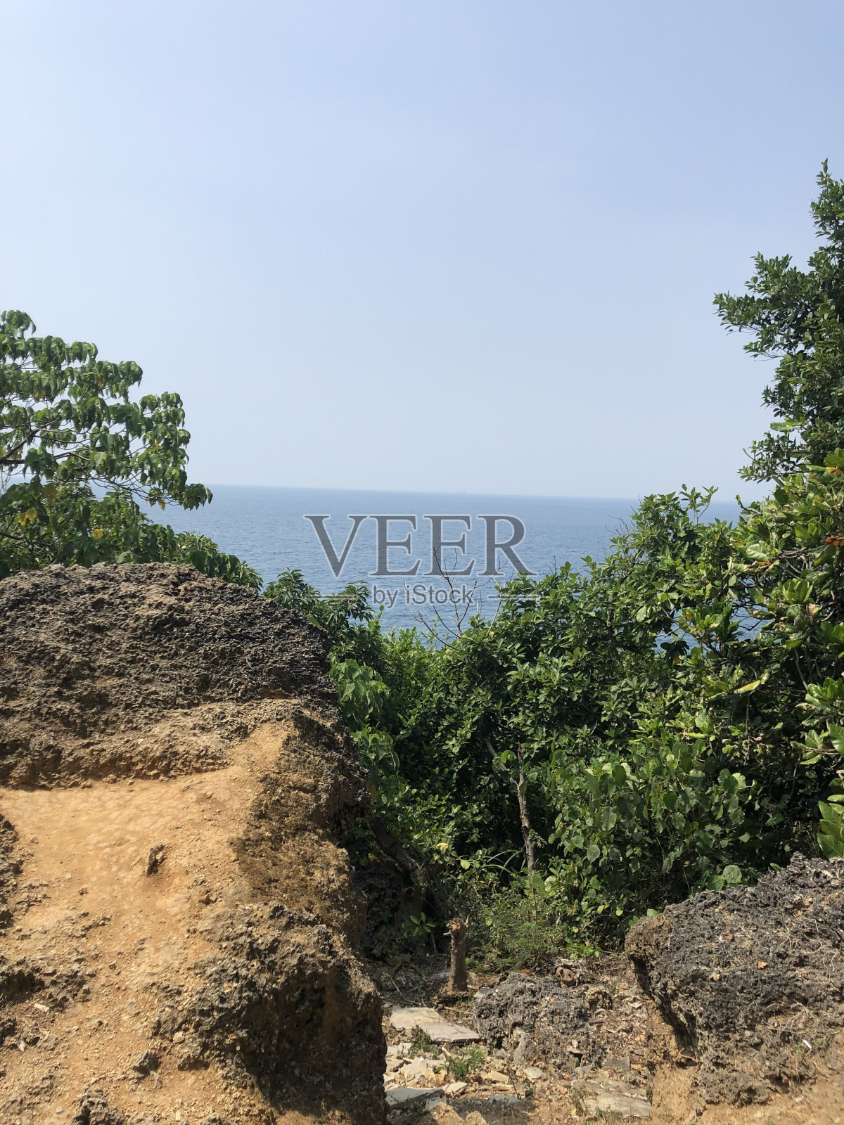 台湾屏东小六丘的海岸线照片摄影图片