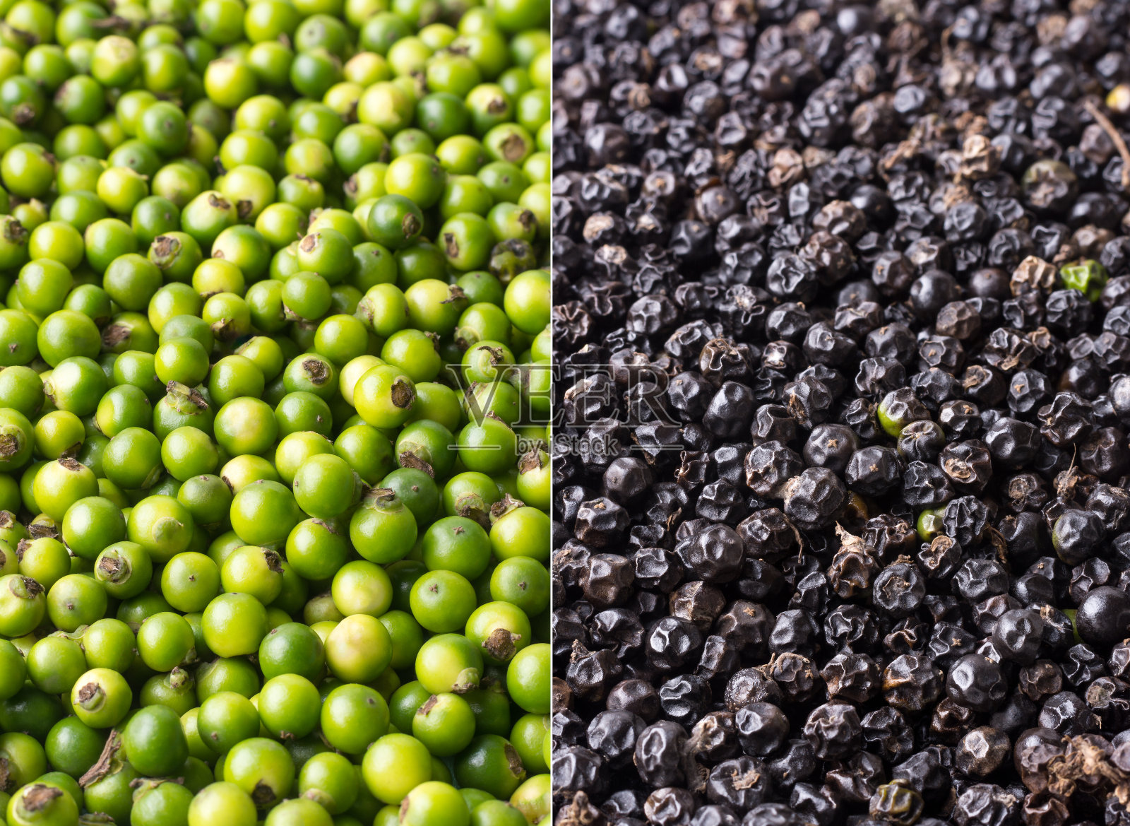 绿色生干花椒,宏粒照片摄影图片