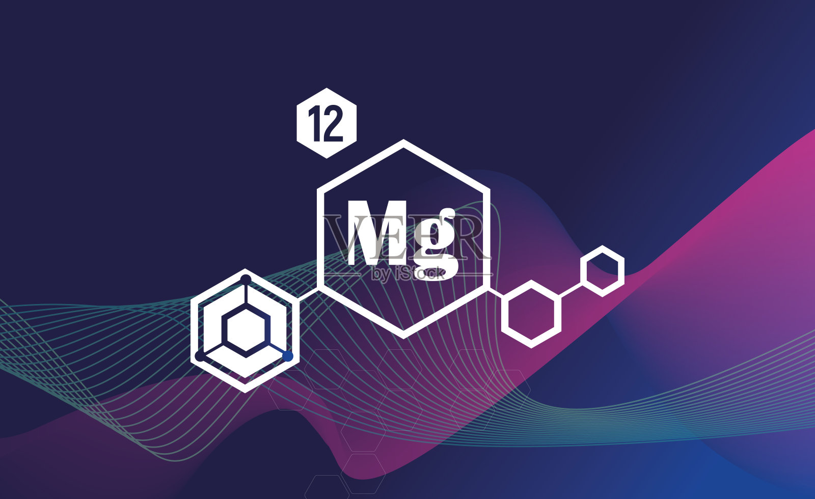 镁。插画图片素材