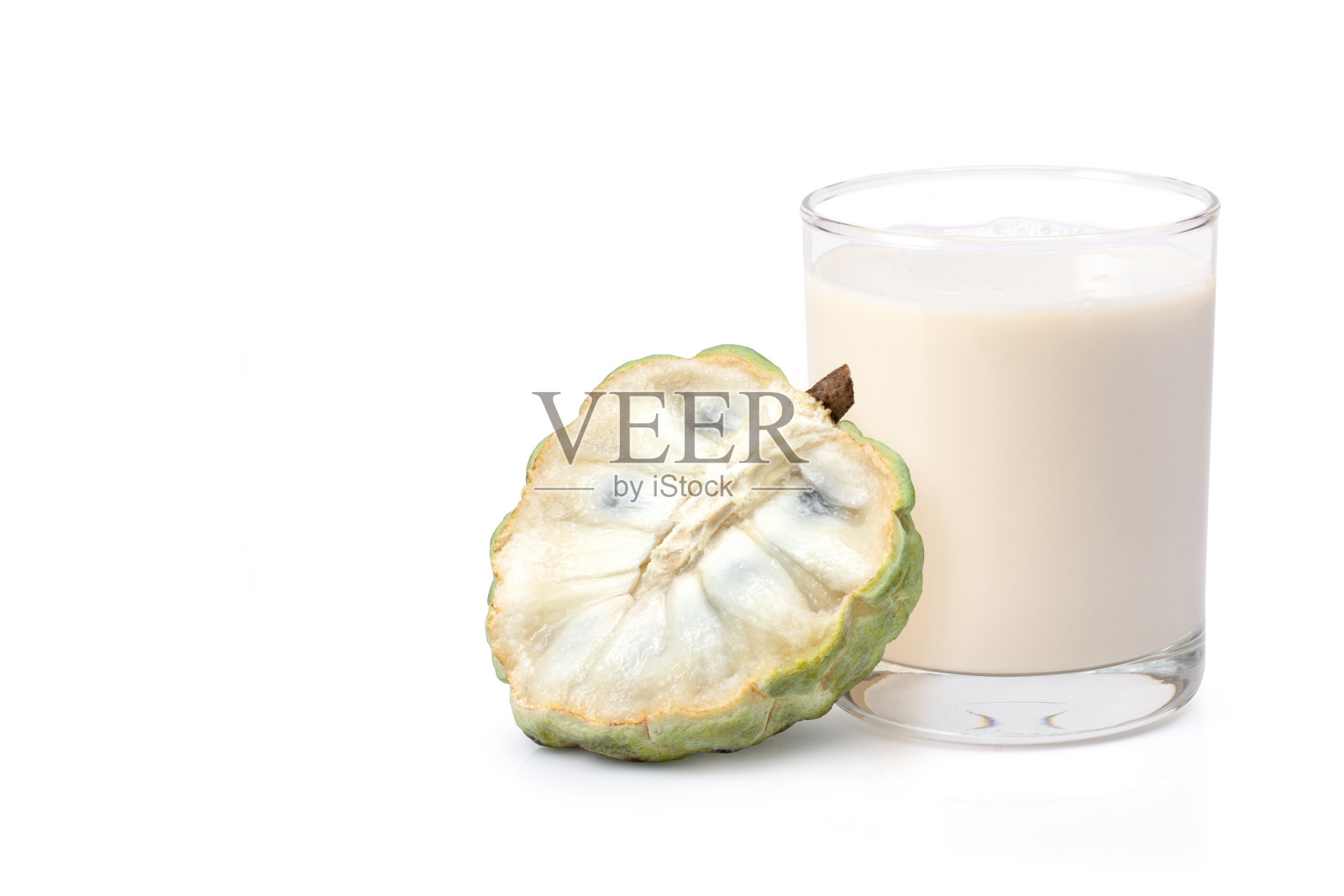 苹果奶油冻加牛奶照片摄影图片