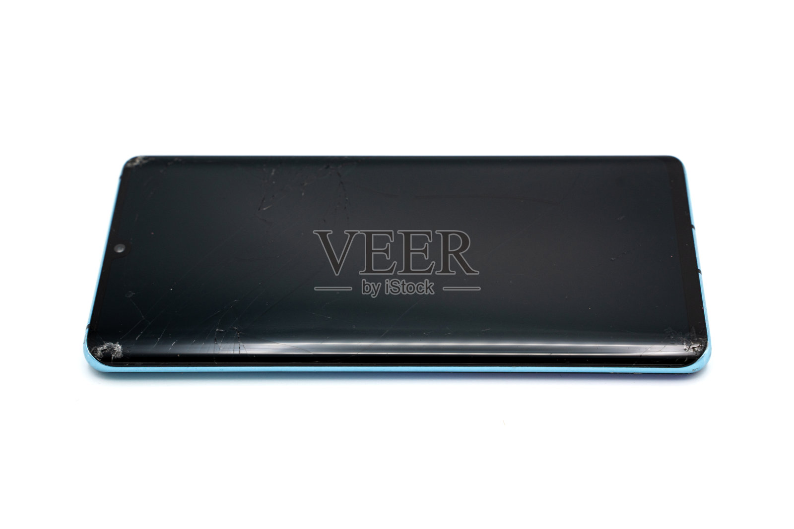 智能手机屏幕破碎,个别手机的显示屏被破坏和划伤照片摄影图片