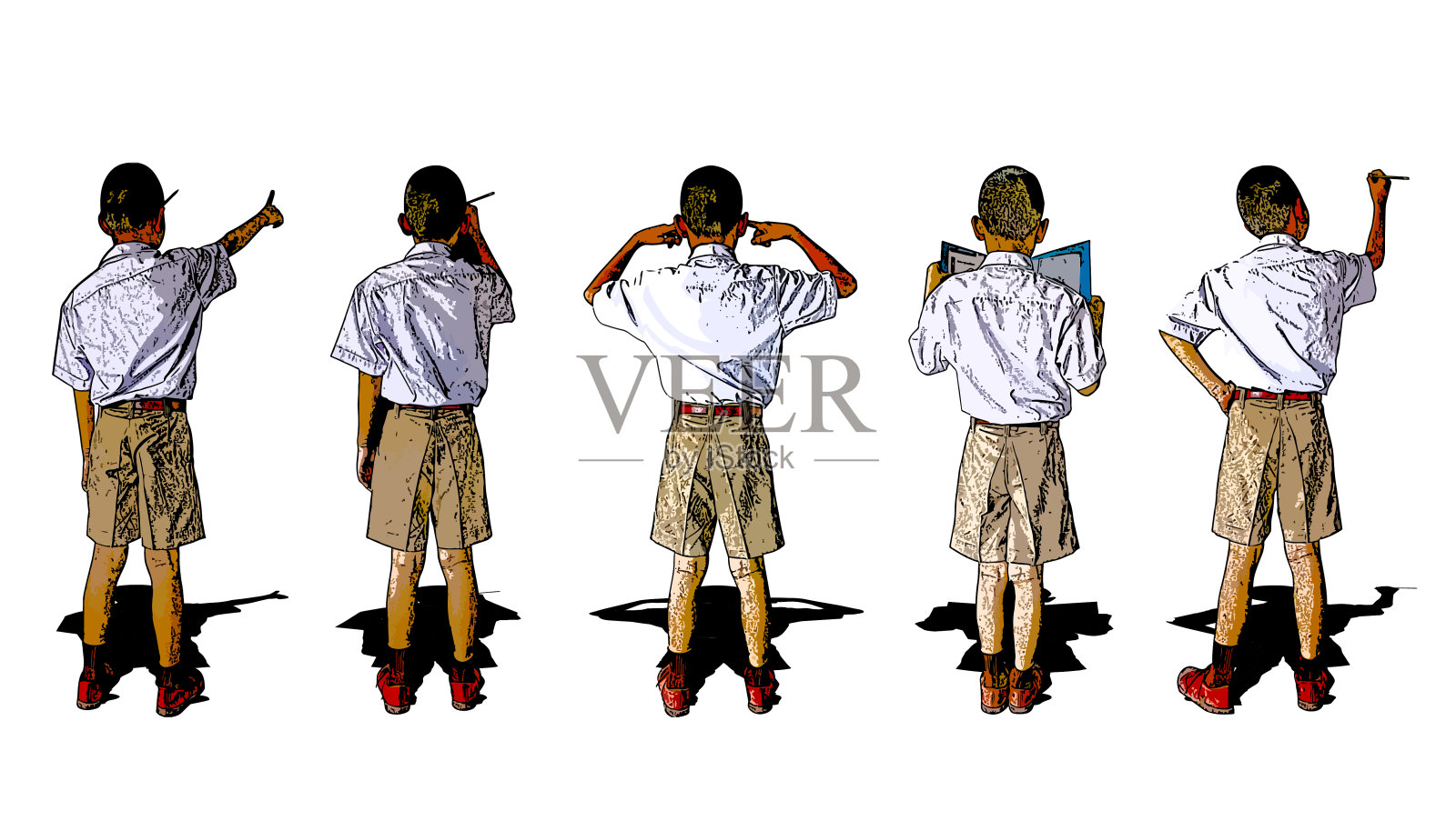 头脑风暴教育,思考,阅读,写作,分析,背景,灯泡,齿轮,草图计划,回到学校。插画图片素材