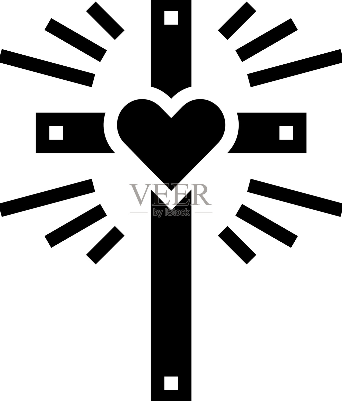 信仰基督教象形符号插画图片素材