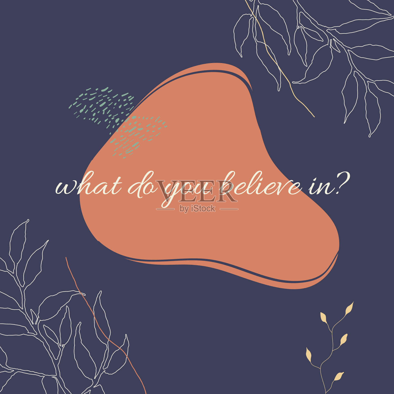 抽象造型背景或图案创意插画图片素材