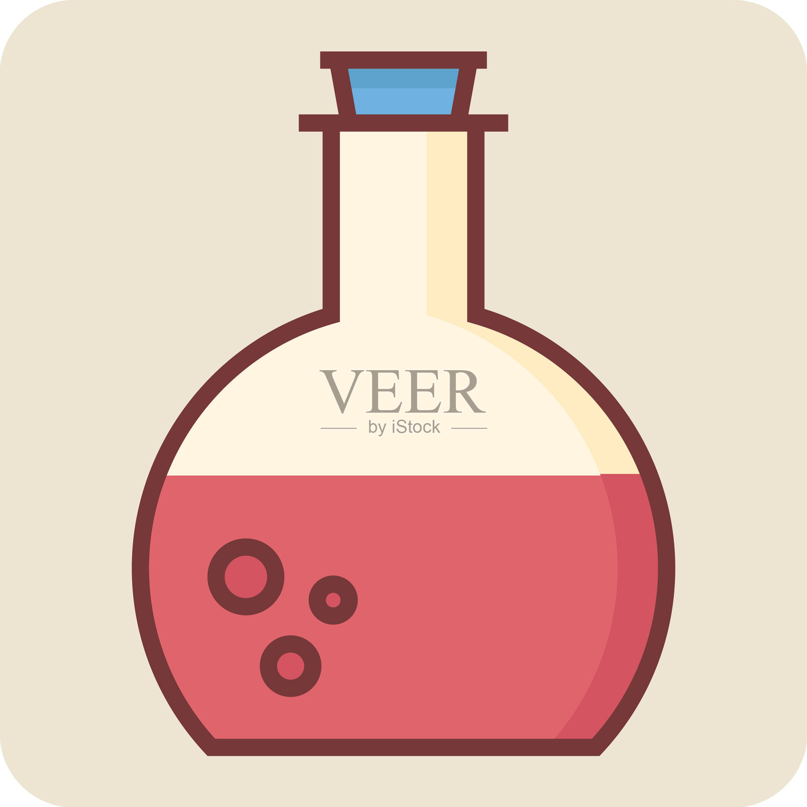 鸡尾酒瓶图标素材