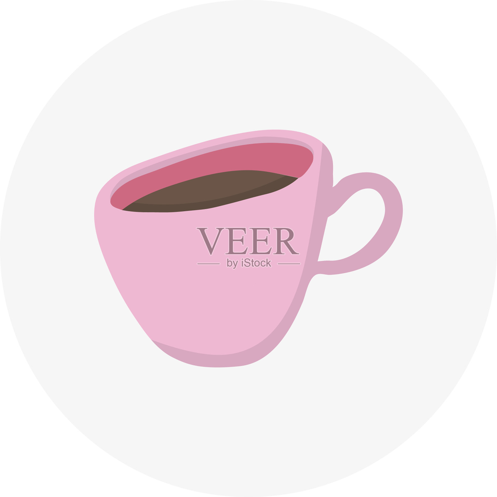 手绘杯子涂鸦风格插画图片素材