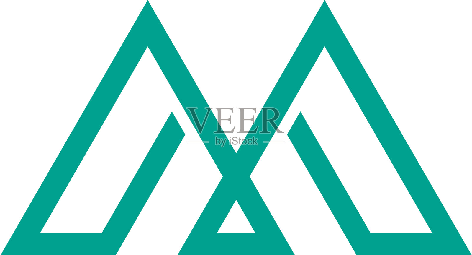 字母m标志设计元素图片