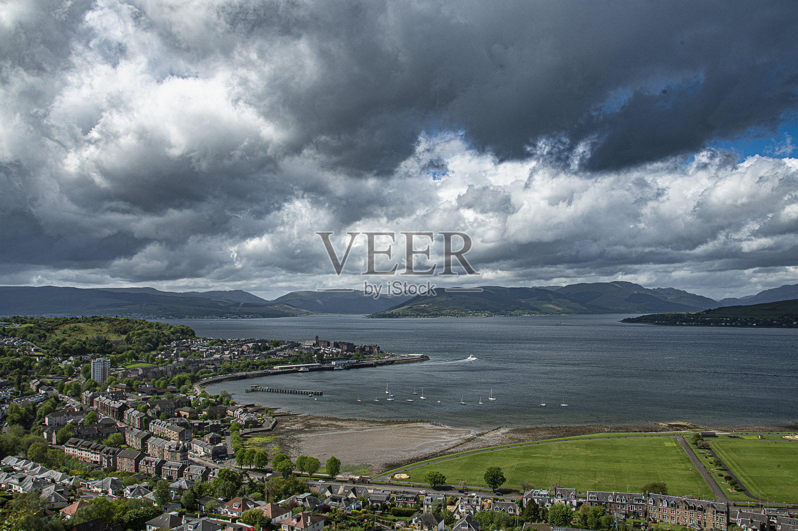 莱尔山俯瞰照片摄影图片