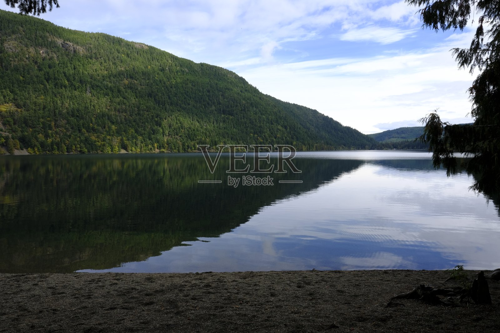 卡梅伦湖风光照片摄影图片