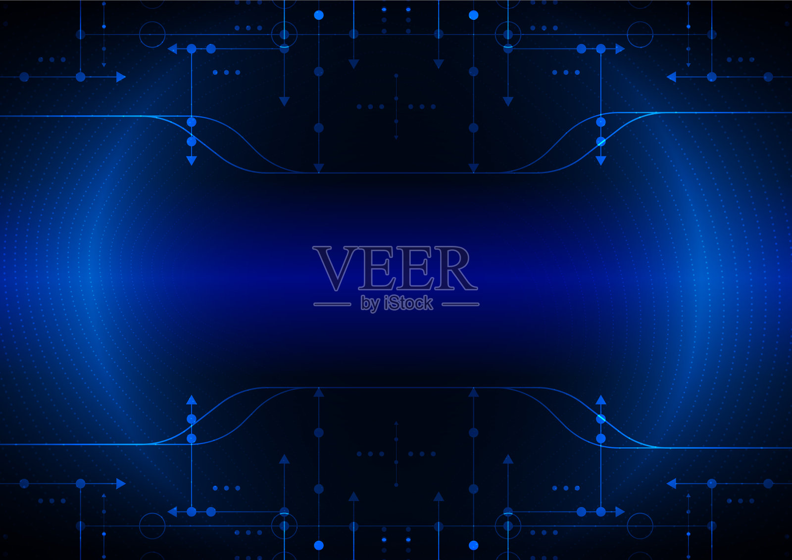 具有高科技数字电路技术背景插画图片素材