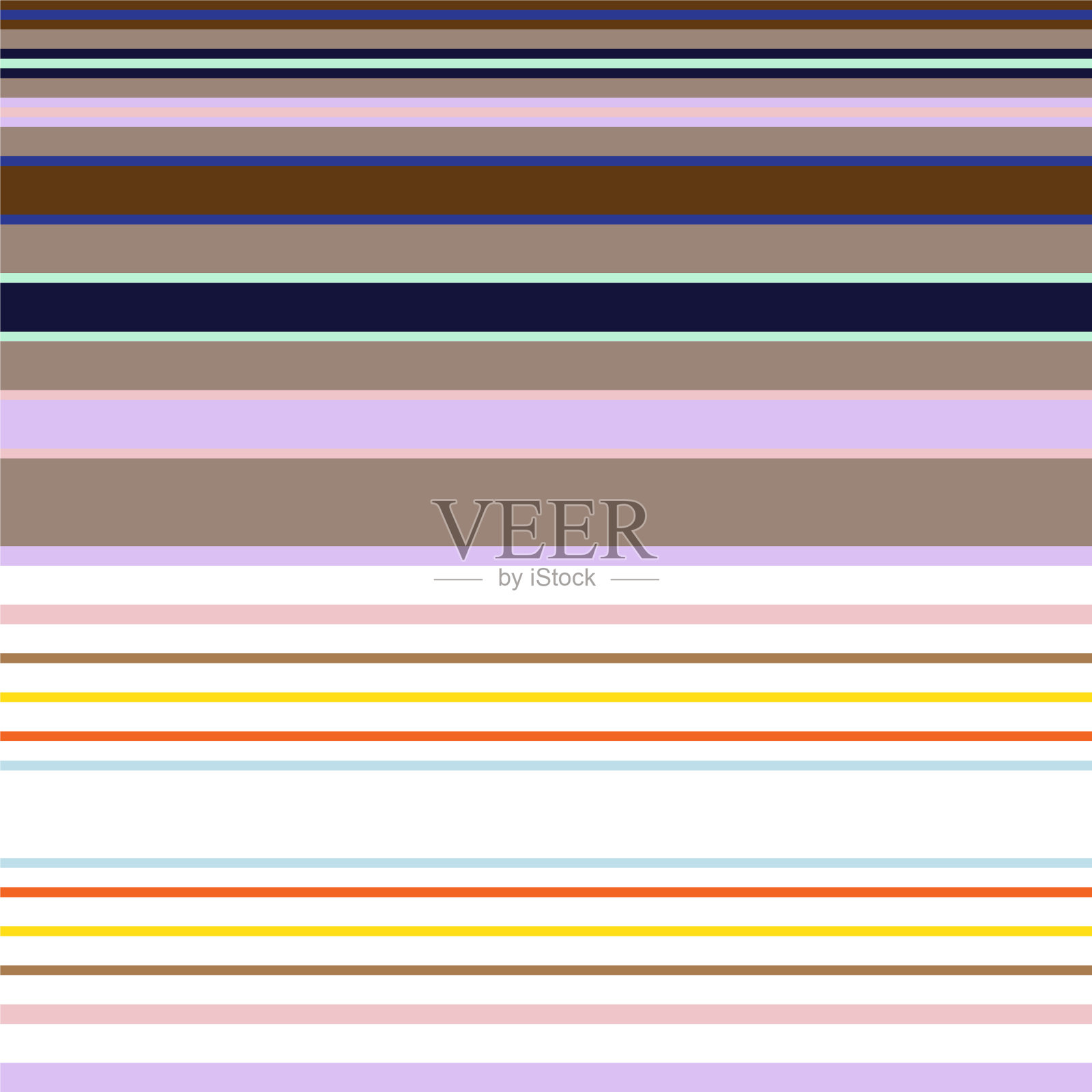 双彩色条纹无缝图案设计插画图片素材