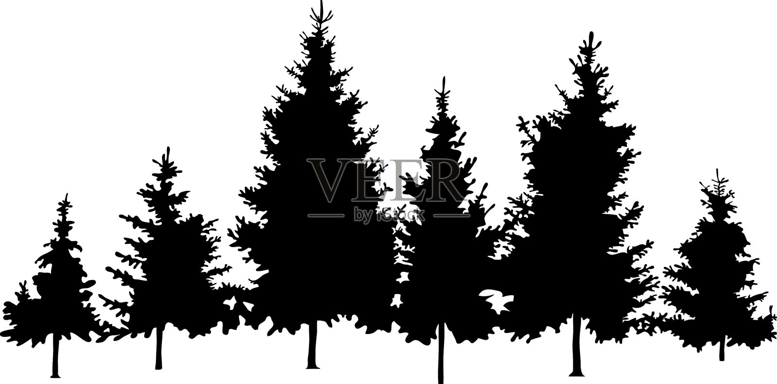 林枞剪影设计元素图片