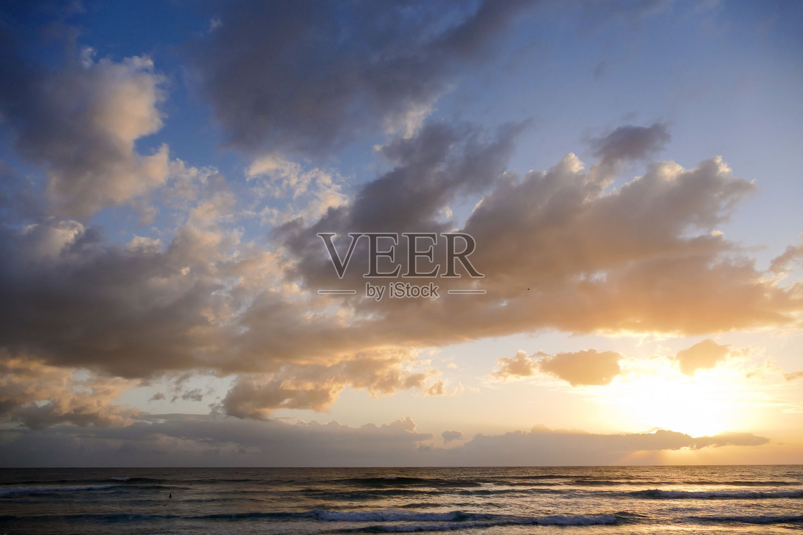 漂亮的日落照片摄影图片