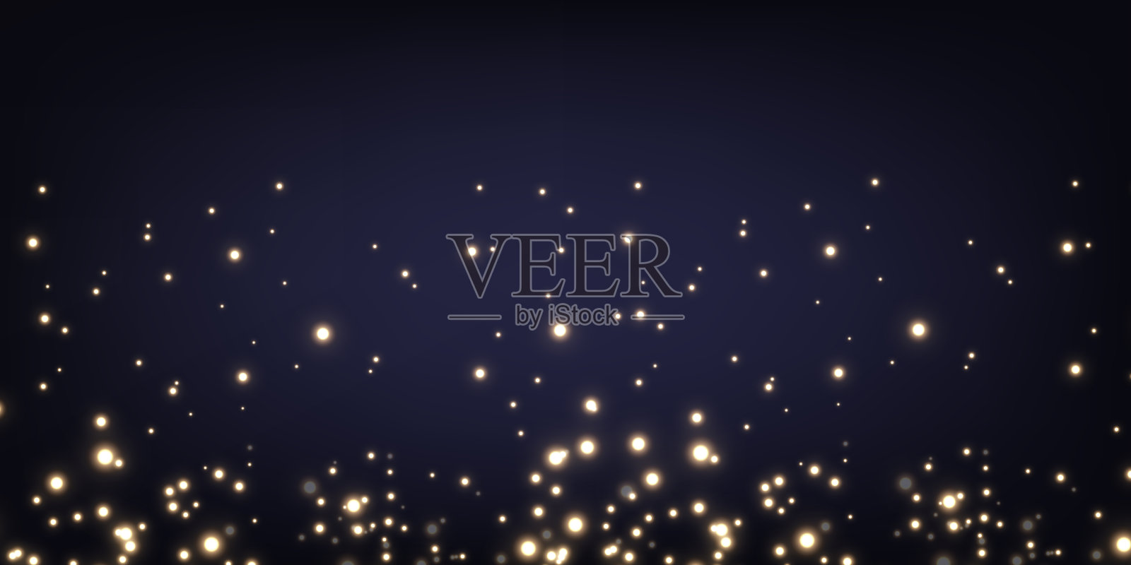 闪闪发光的神奇尘埃颗粒。尘埃火花和金星闪耀着特殊的光插画图片素材