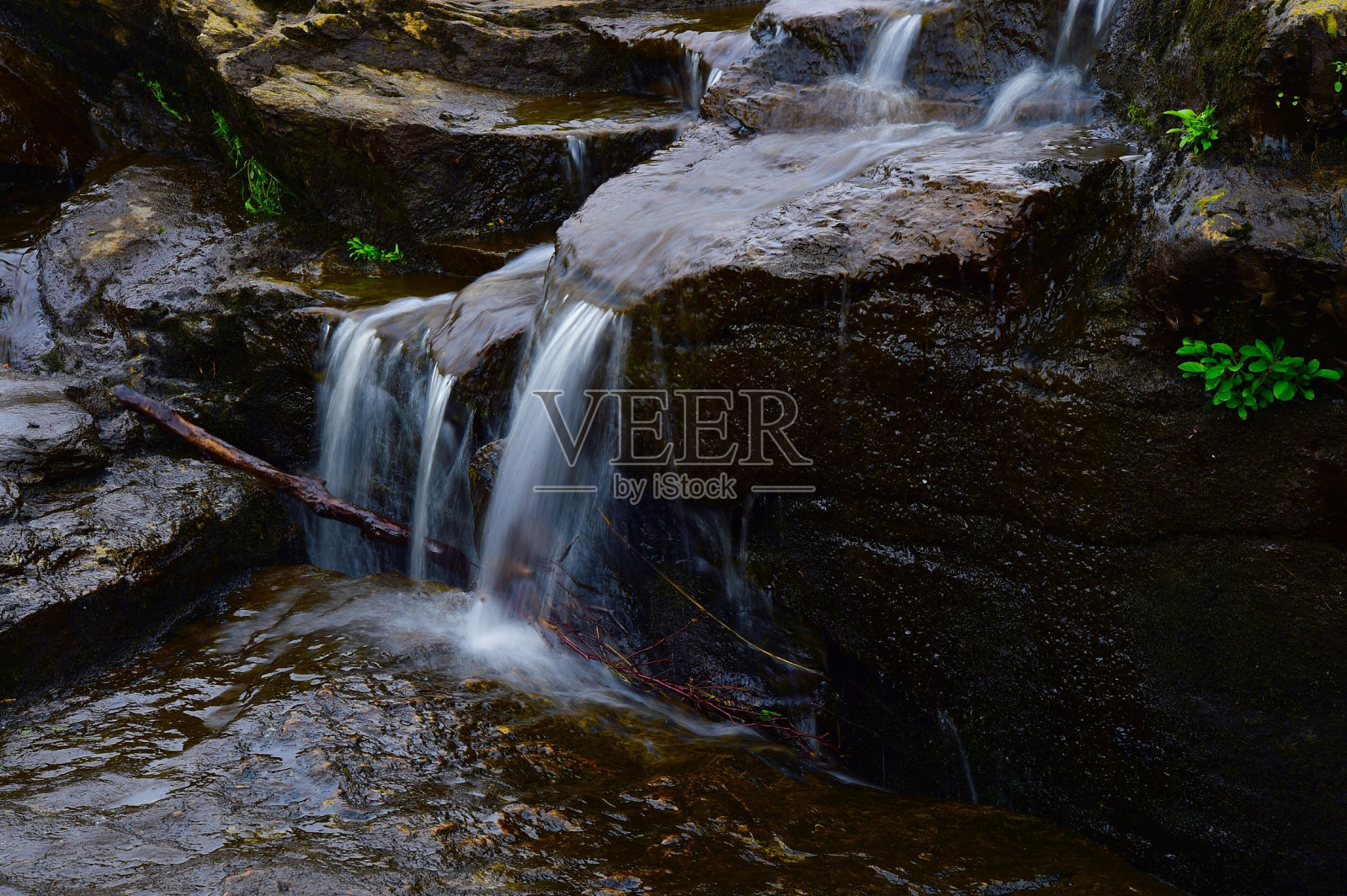 苏格兰多查特瀑布照片摄影图片
