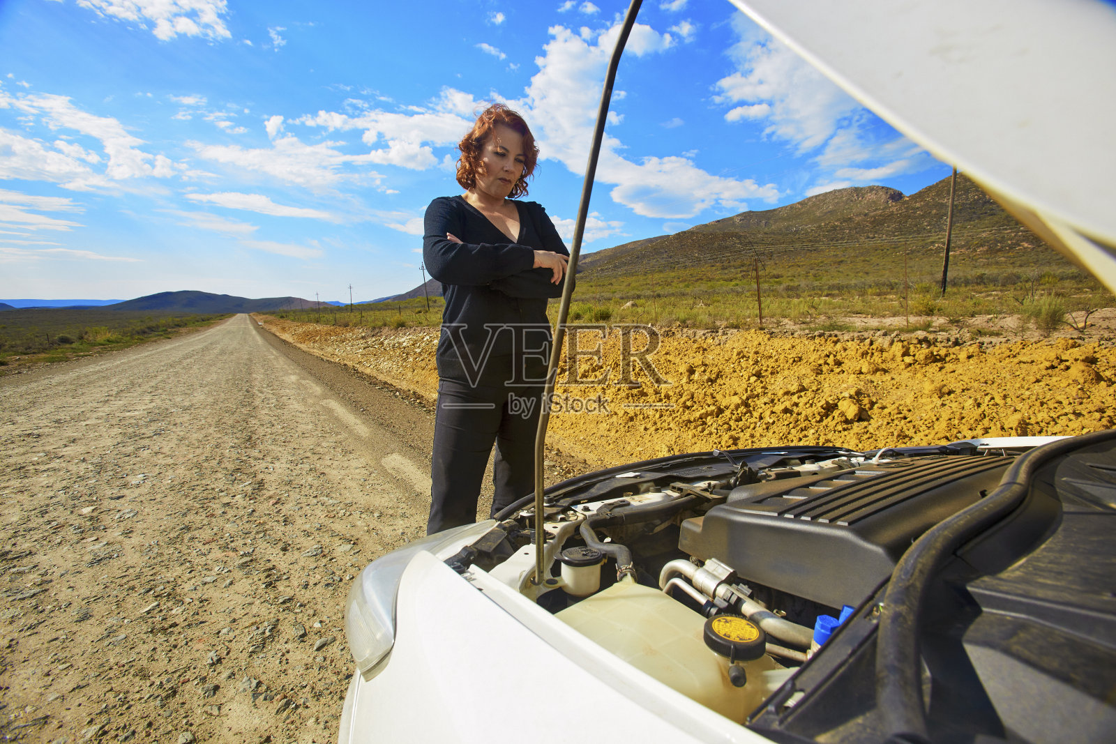 汽车故障照片摄影图片