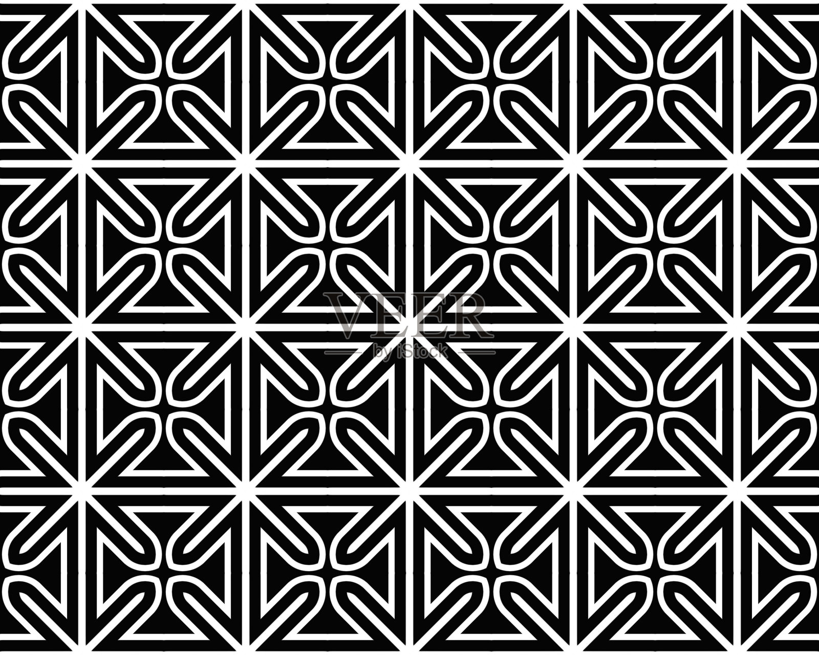 无缝瓷砖图案背景插图插画图片素材