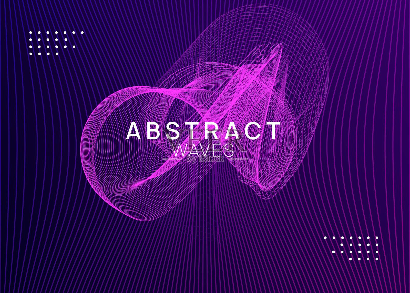 Dj活动霓虹灯传单。电子恍惚。电子舞曲。E插画图片素材