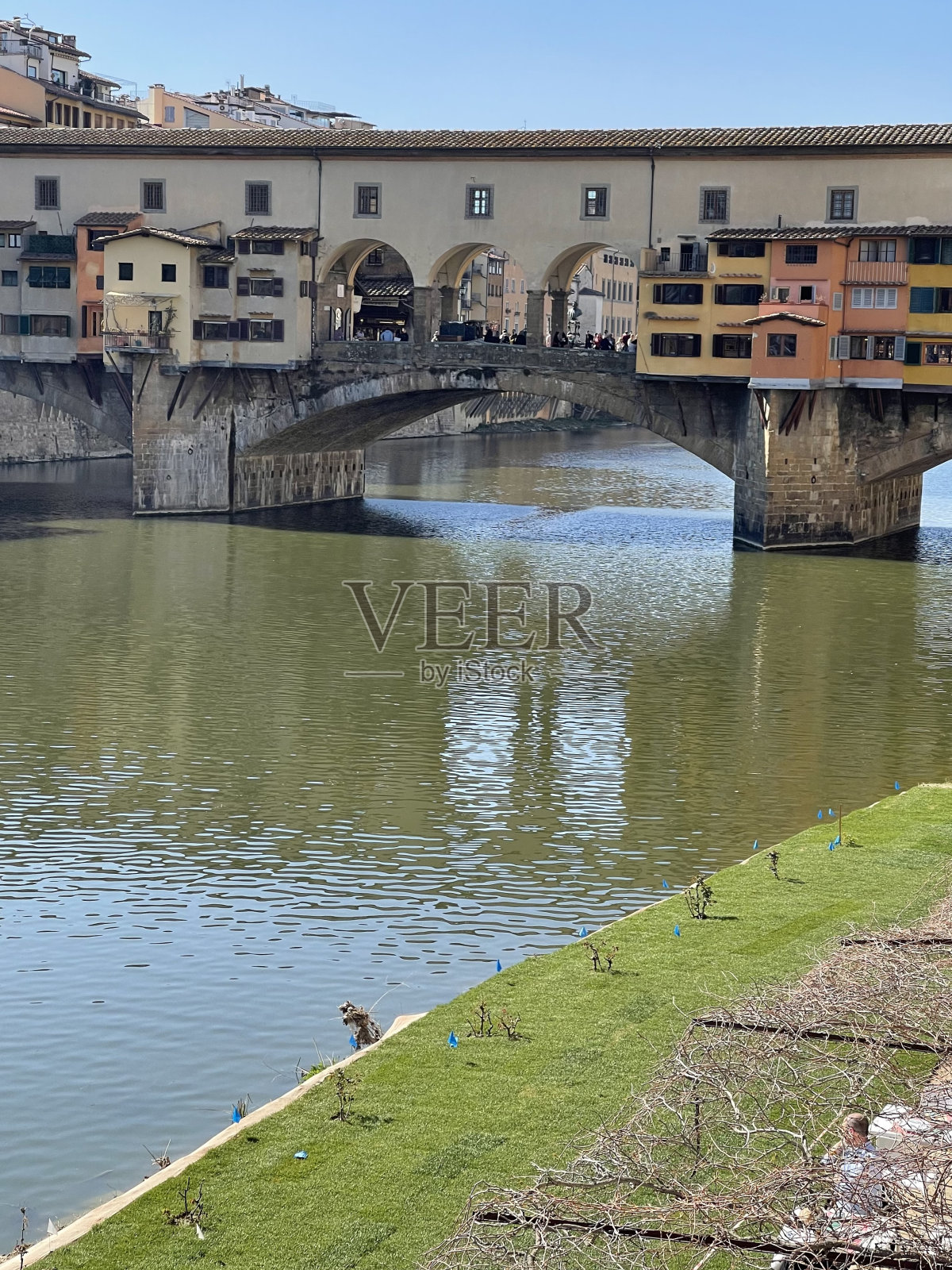 佛罗伦萨的古桥照片摄影图片