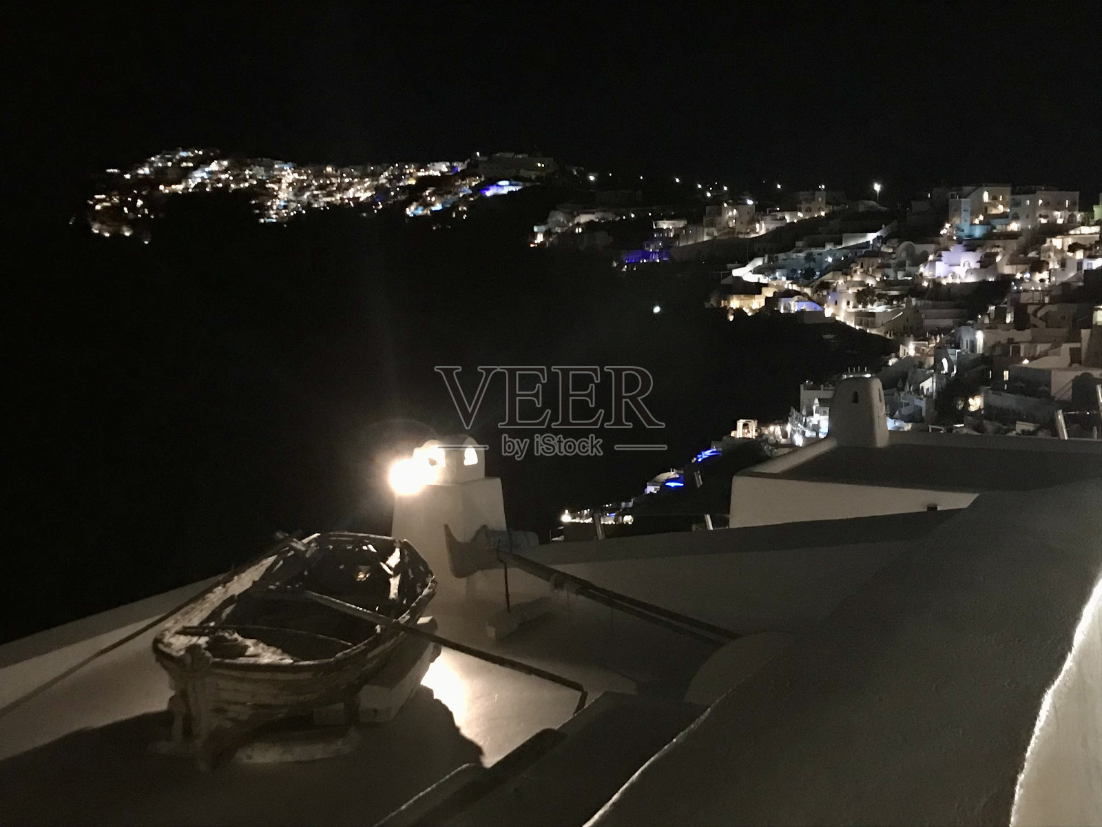 格雷斯 - 圣托里尼 - 费拉照片摄影图片