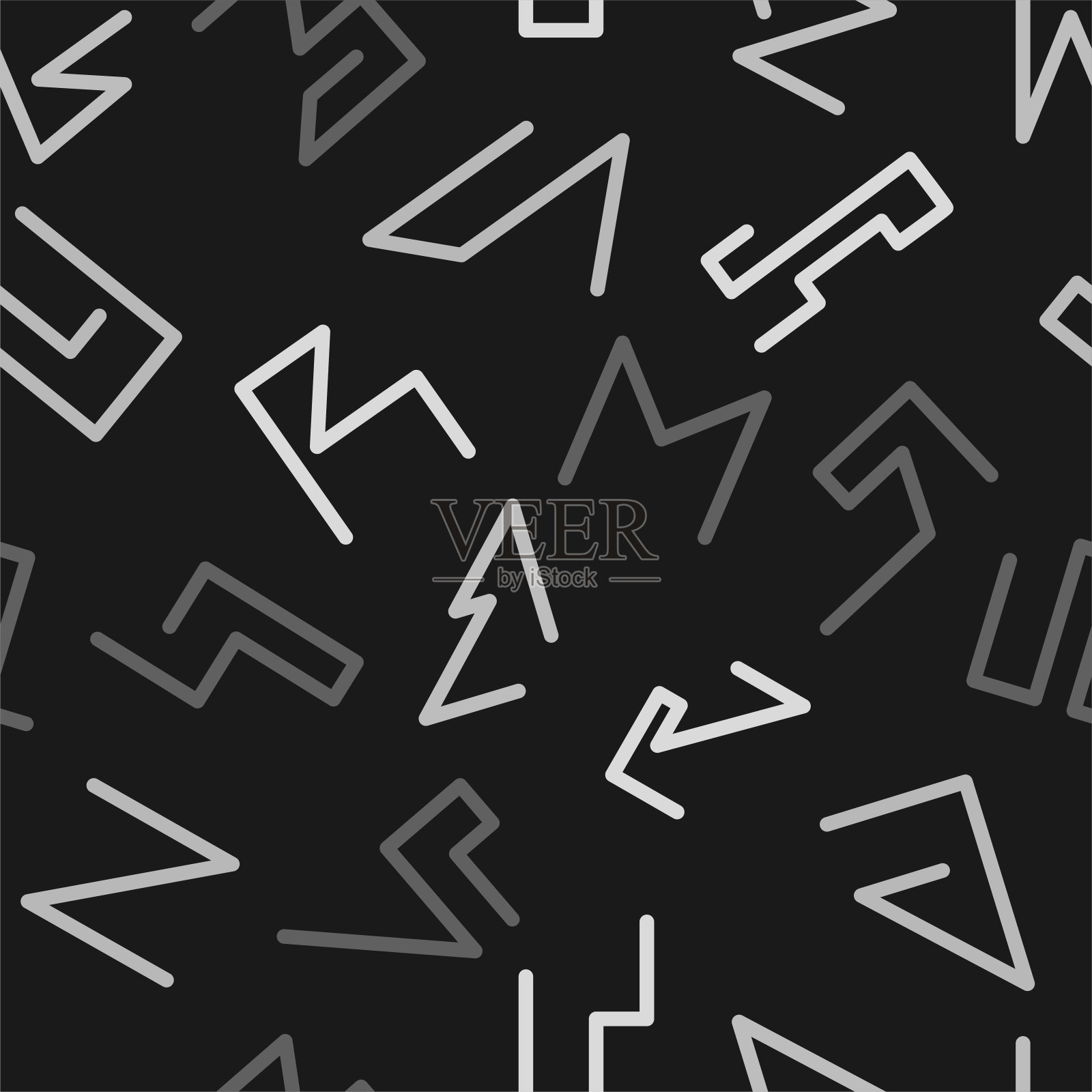 当代潮人的商业模板插画图片素材