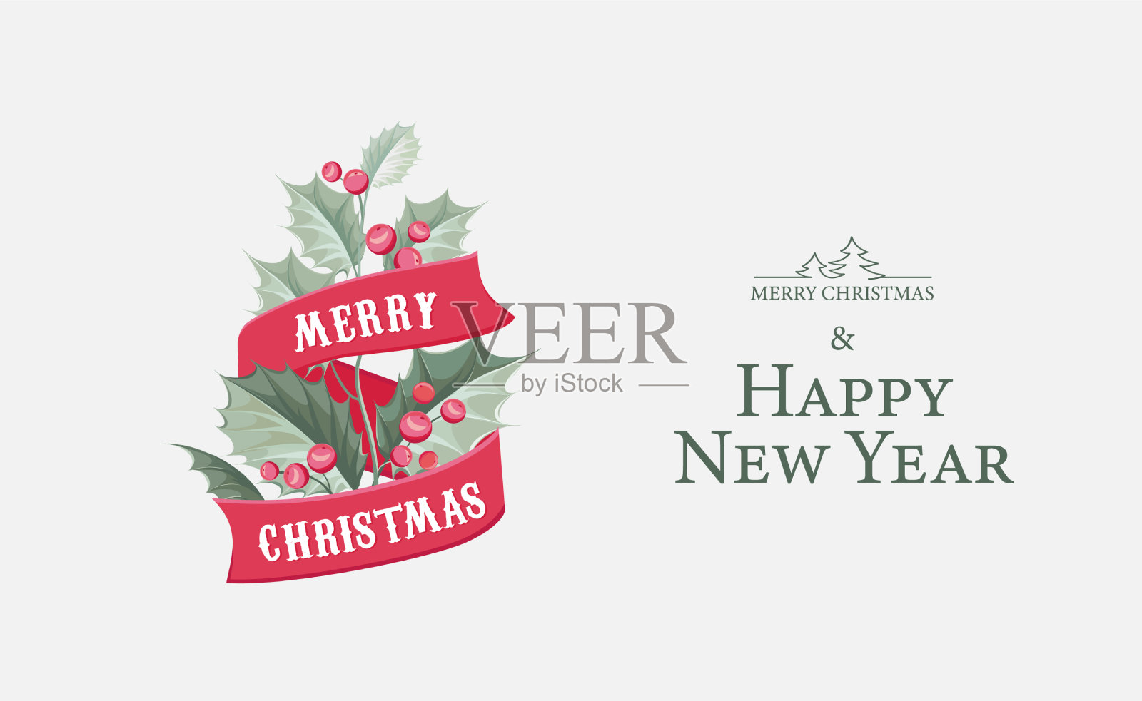 新年快乐背景贺卡用插画图片素材