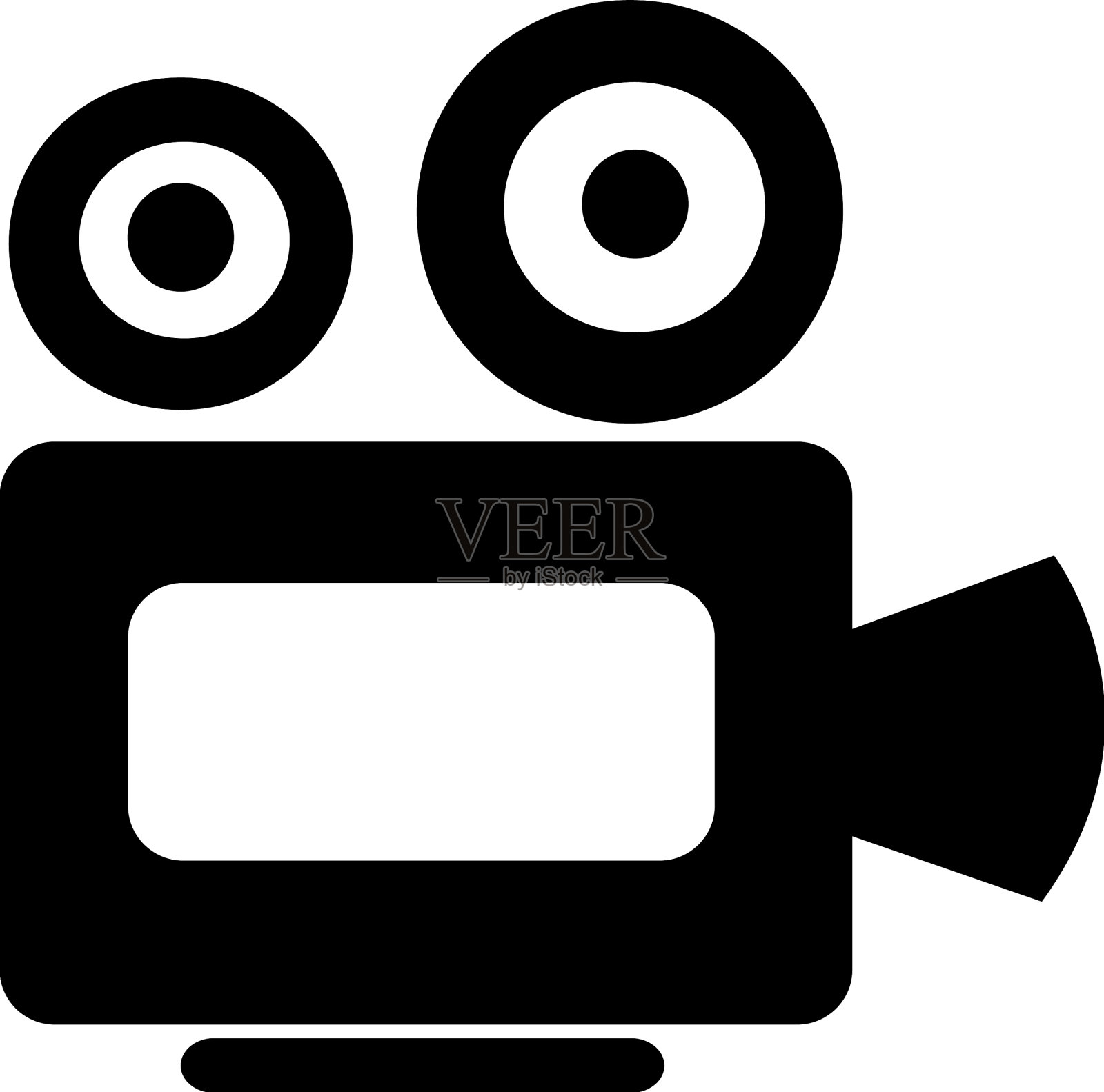 电影照相机图标插画图片素材