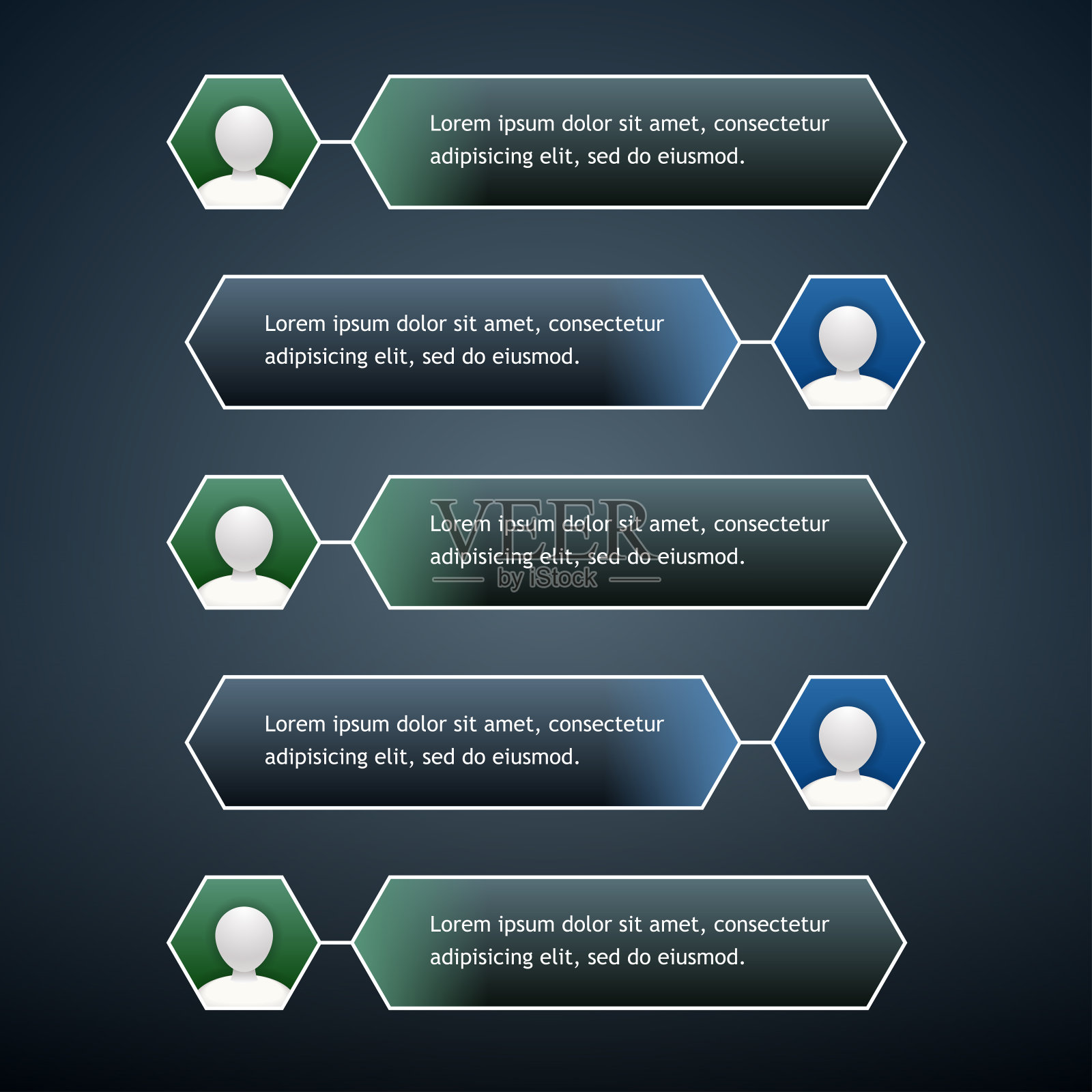 移动聊天插画图片素材