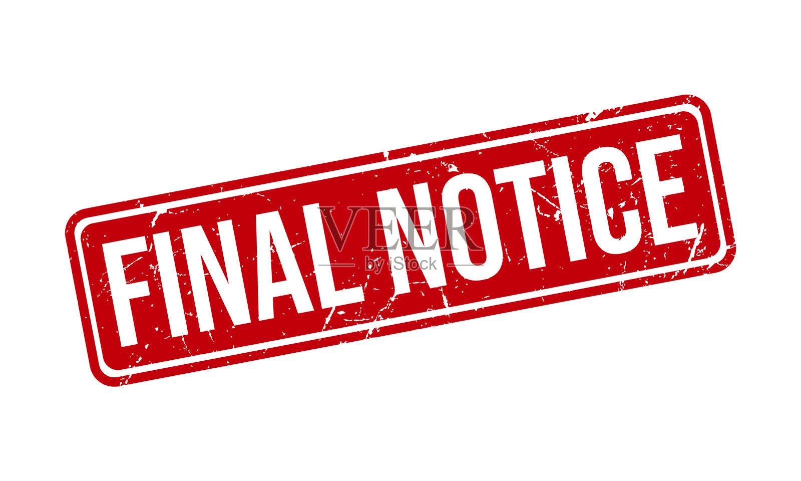 最后通知橡胶垃圾邮票印章股票插画图片素材