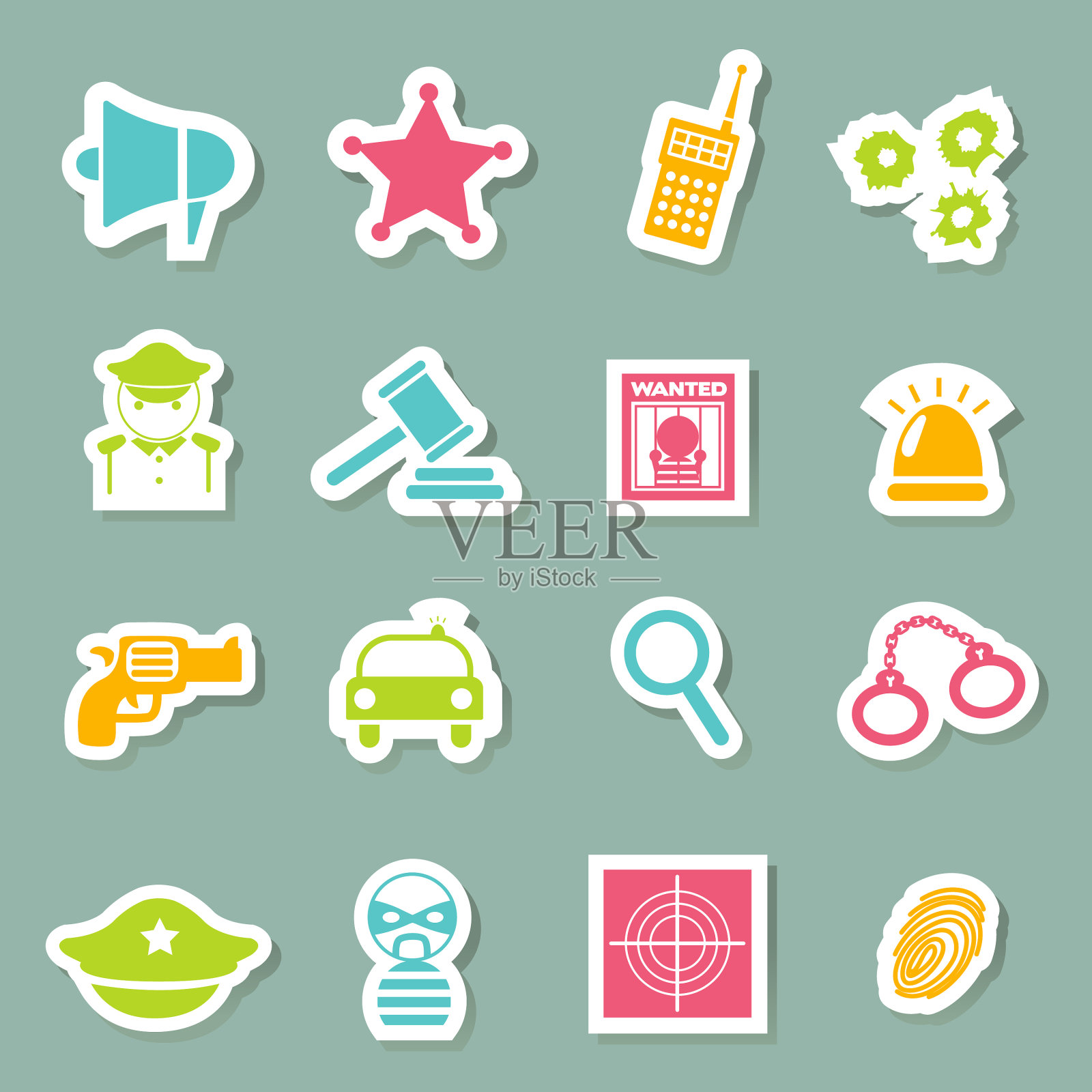 警察图标图标素材