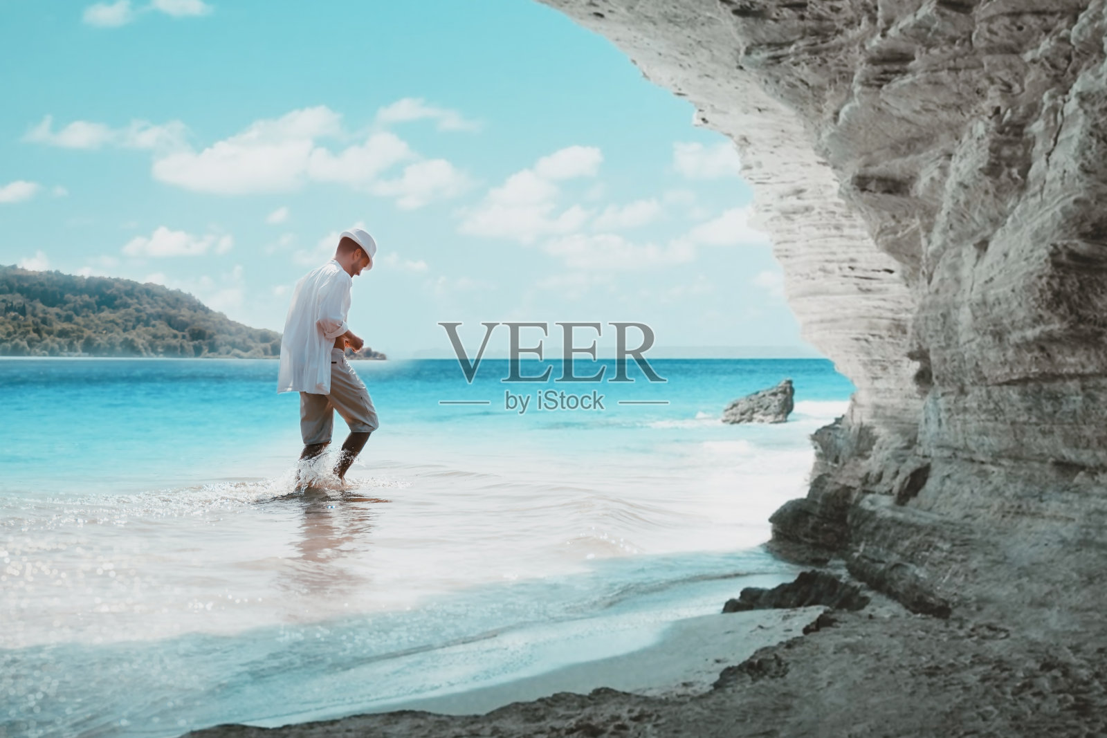 在热带海滩度假照片摄影图片