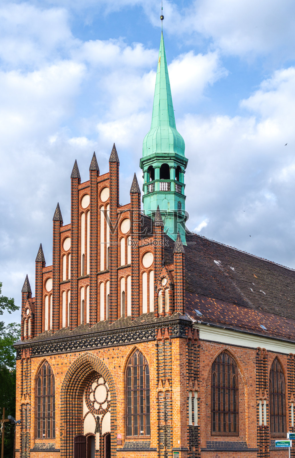 什切青的彼得和保罗大教堂照片摄影图片