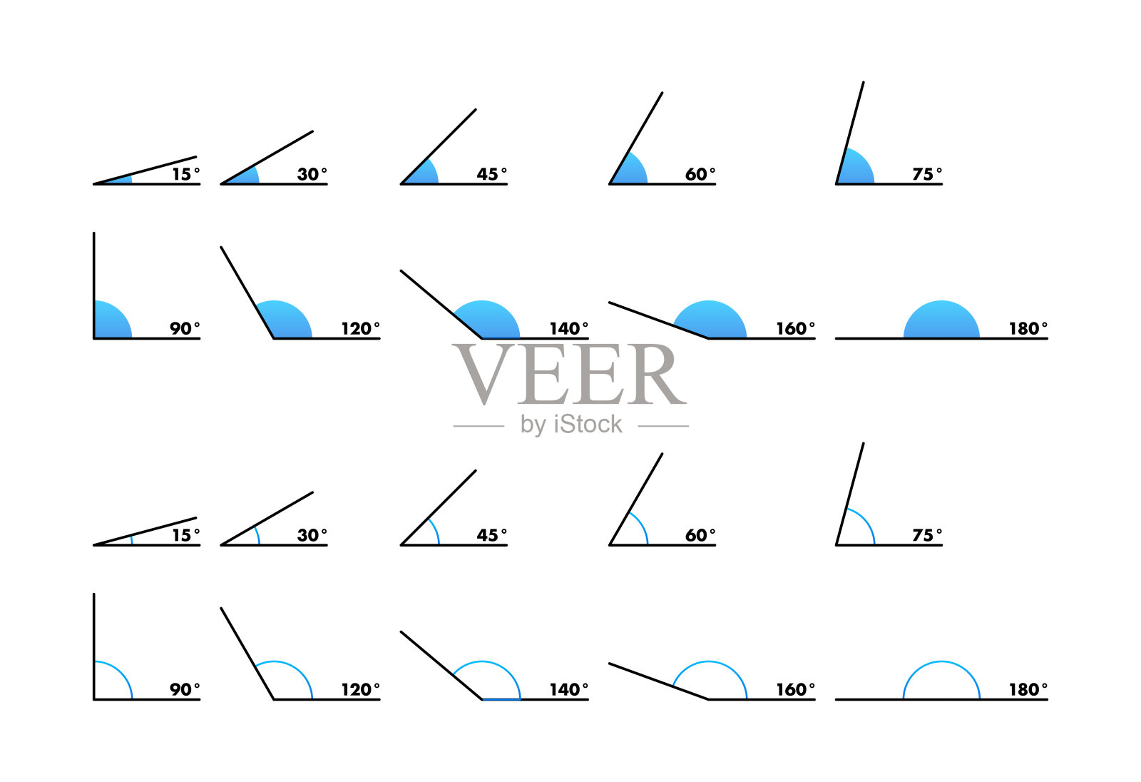 平面图像与角度,用于概念设计。平的插图插画图片素材