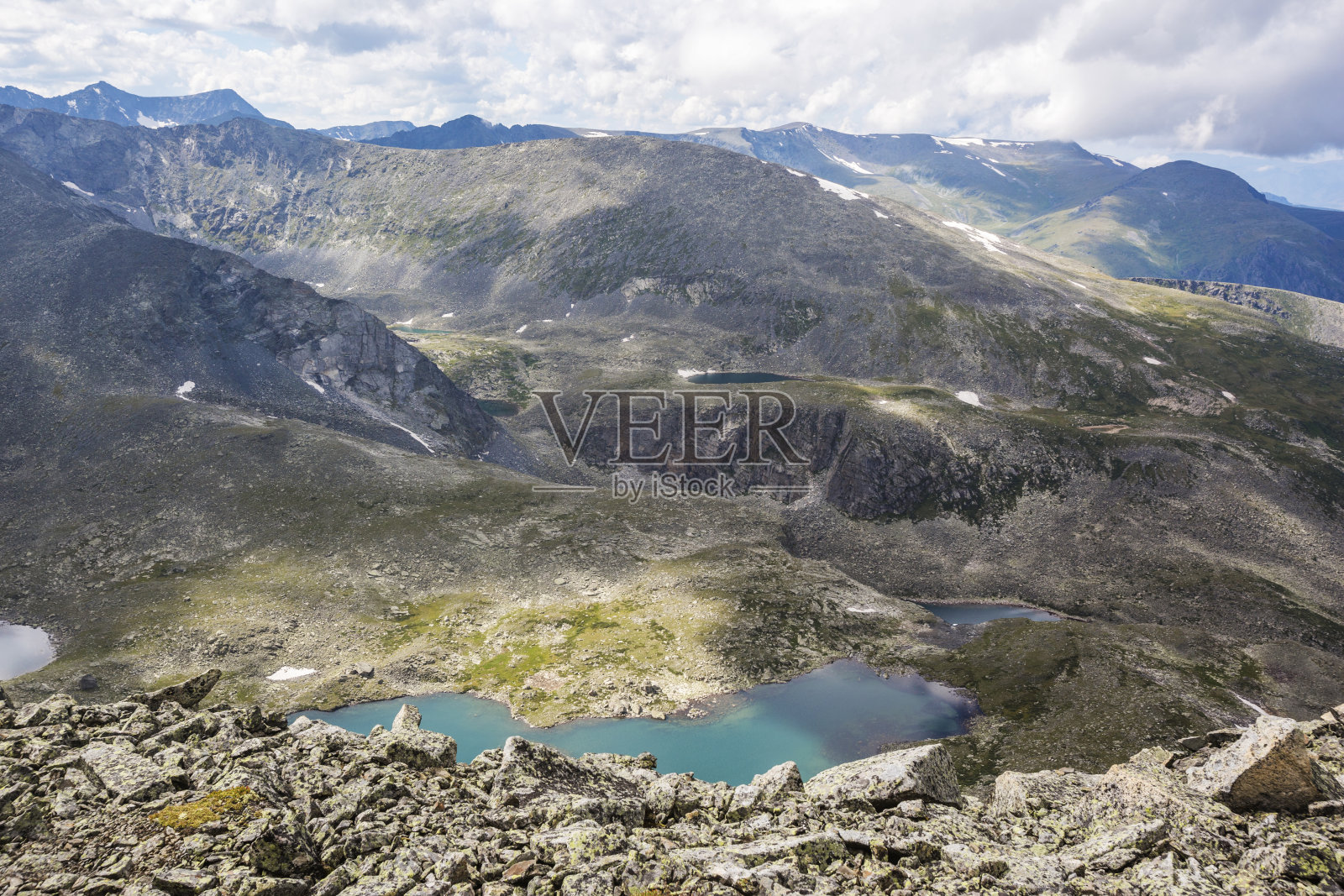 Yeshtu山谷。山阿尔泰景观。俄罗斯照片摄影图片