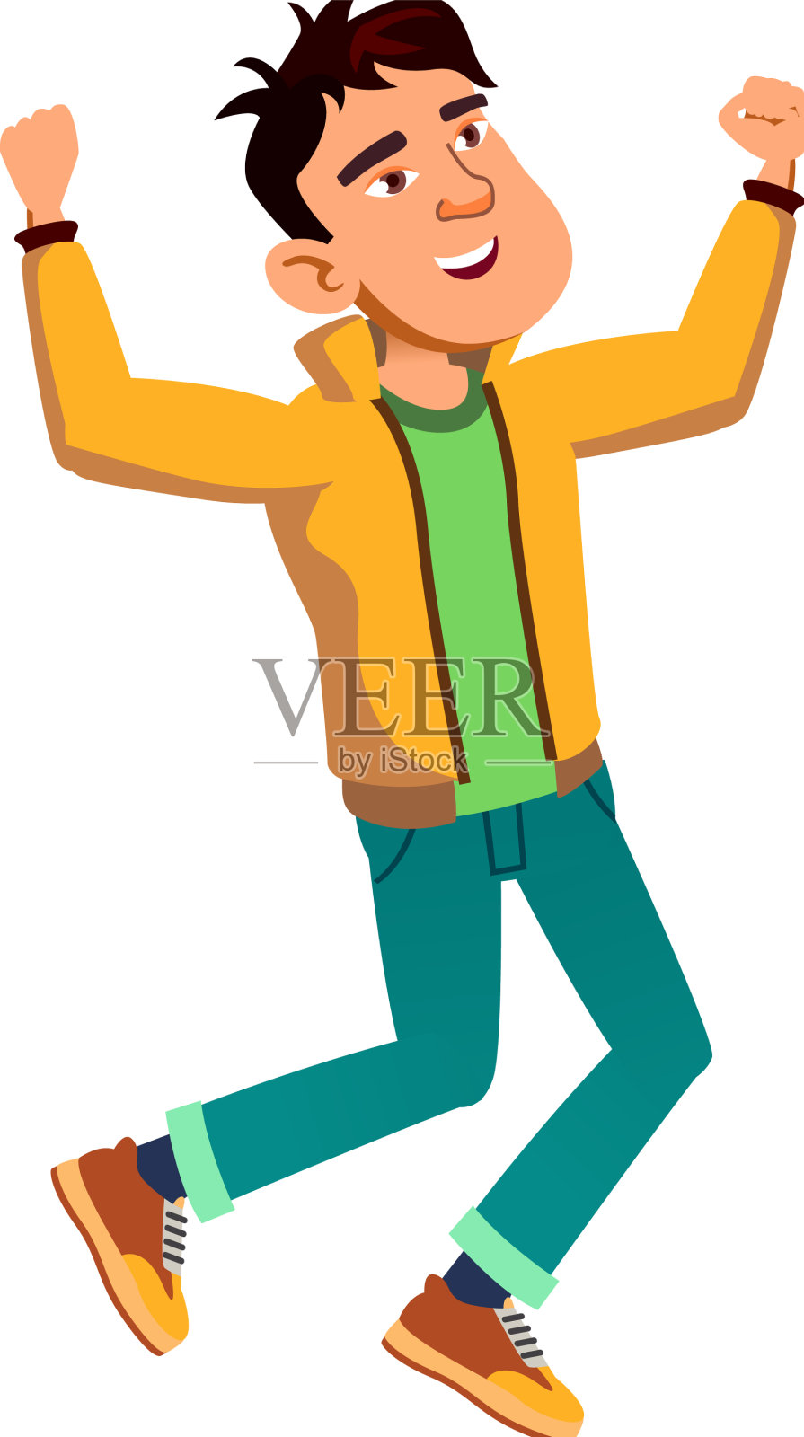 跳十几岁的男孩设计元素图片