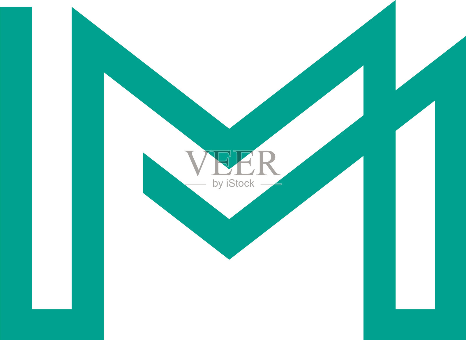 字母m标志设计元素图片