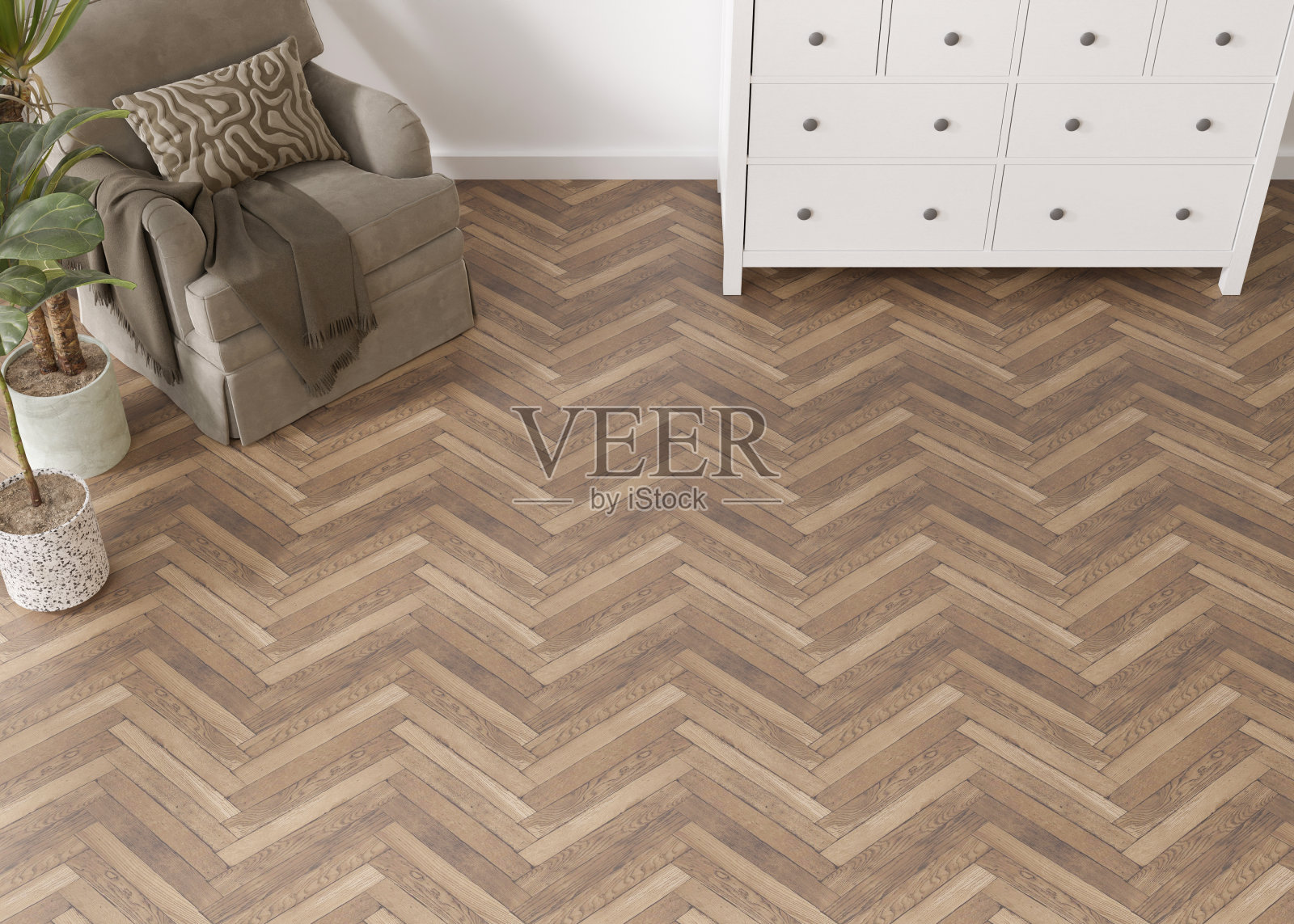 模拟地毯。室内采用现代风格。前视图。免费,复制空间在地板上为您的地毯或地毯设计。现代的模板。3 d渲染。照片摄影图片