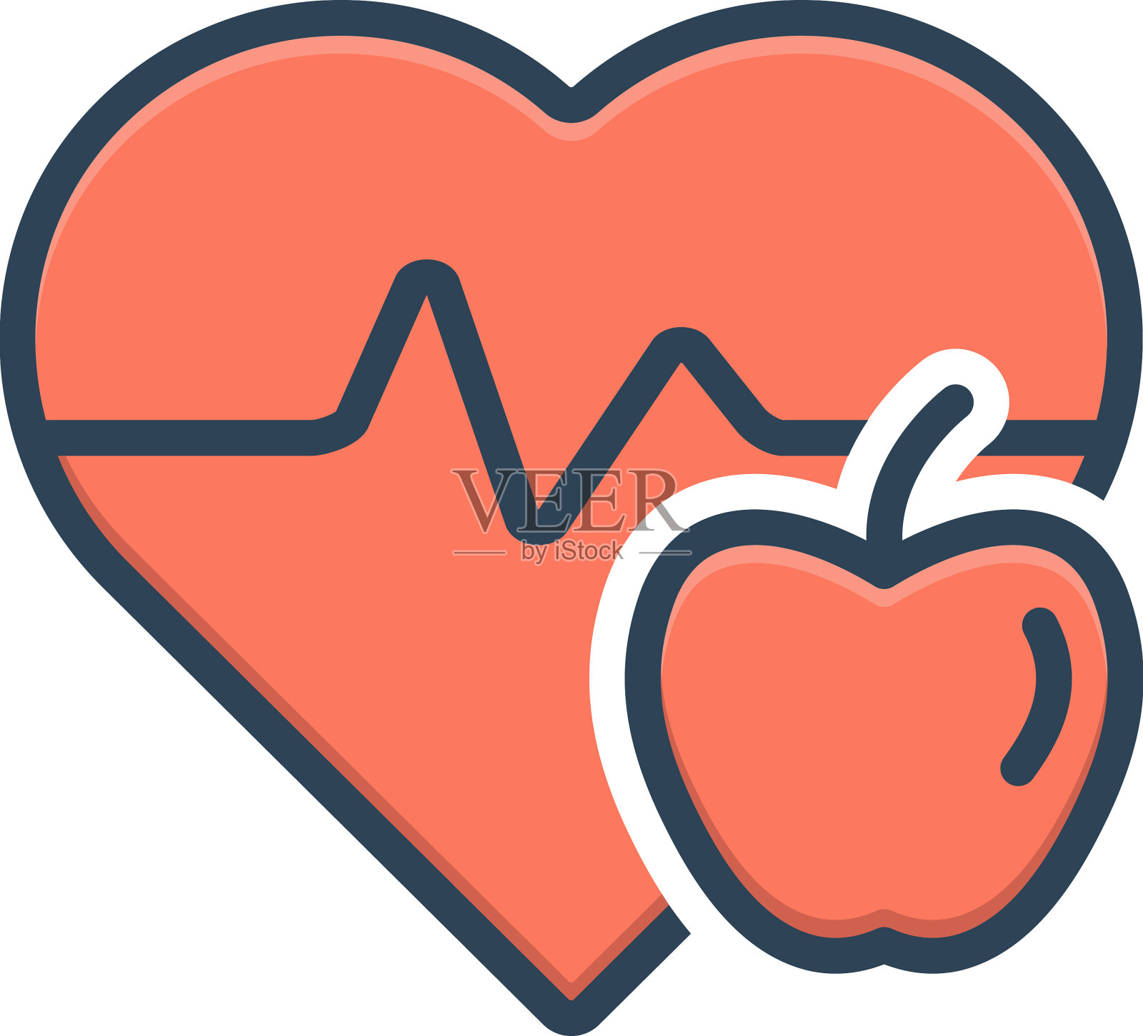 健康的插画图片素材