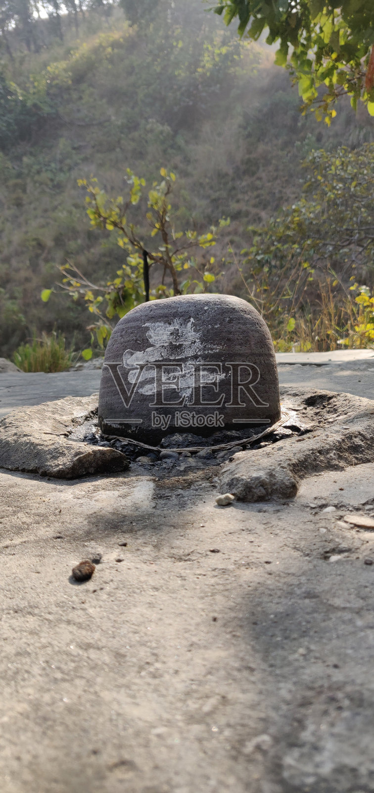 森林Shiva lingam印度图像照片摄影图片