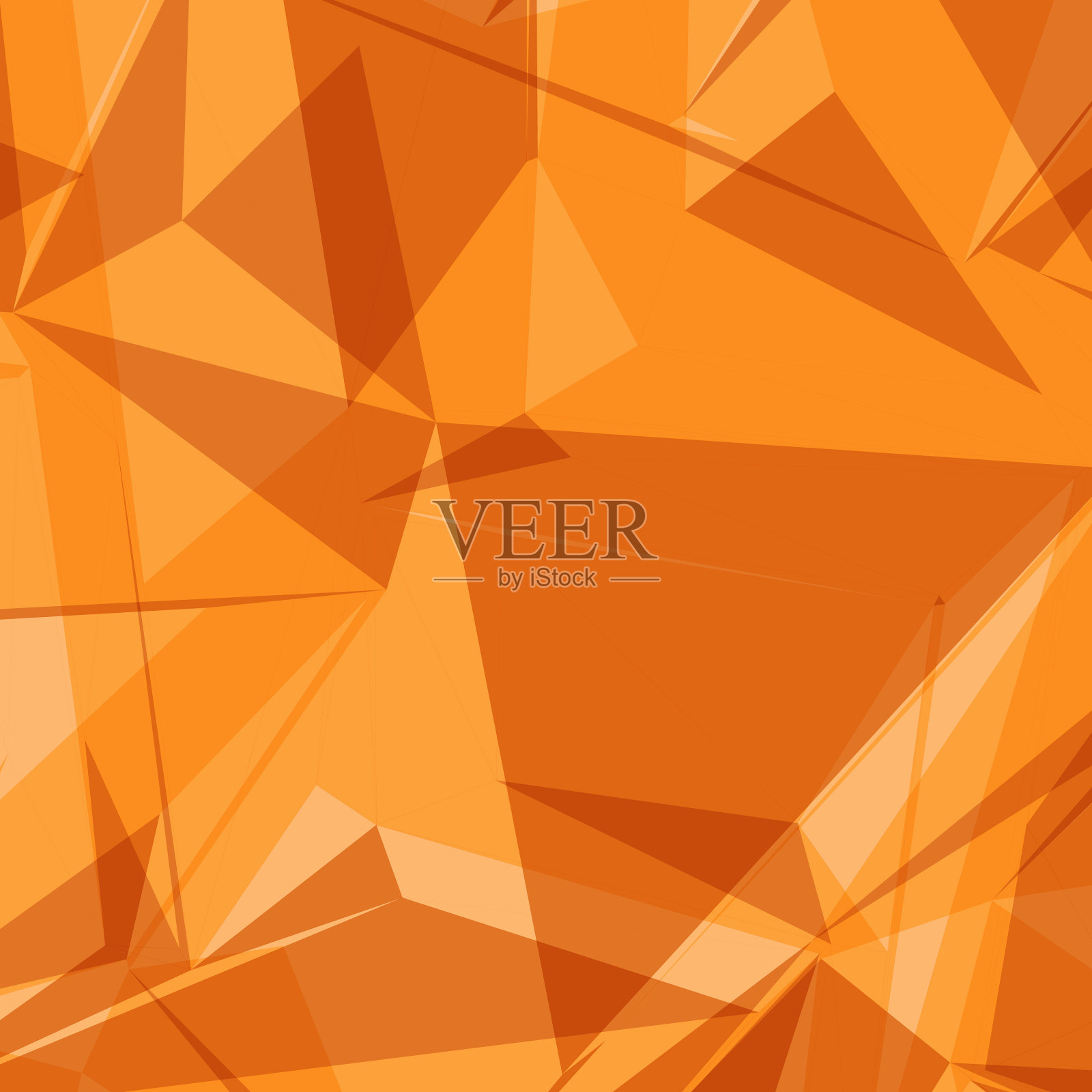 抽象背景与彩色三角形插画图片素材